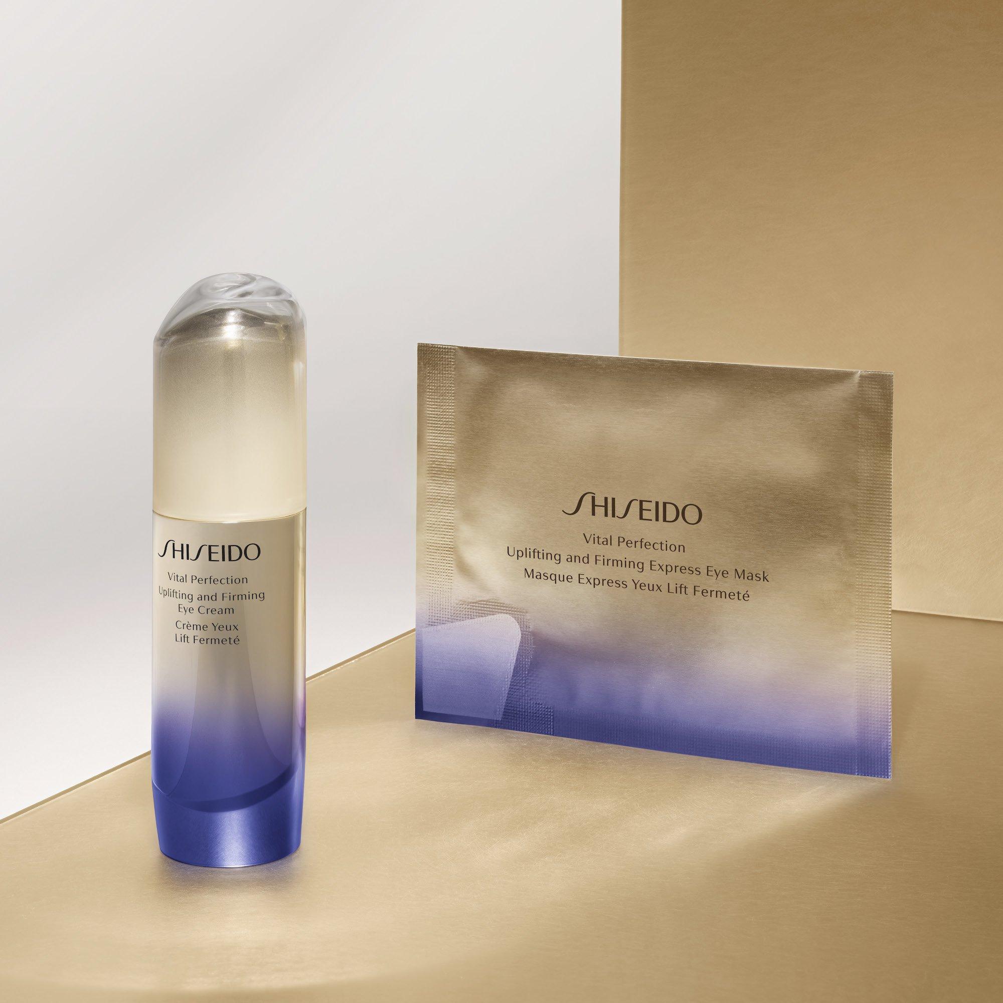 White - Shiseido - Uplifting and Firming Express  Eye Mask - 4