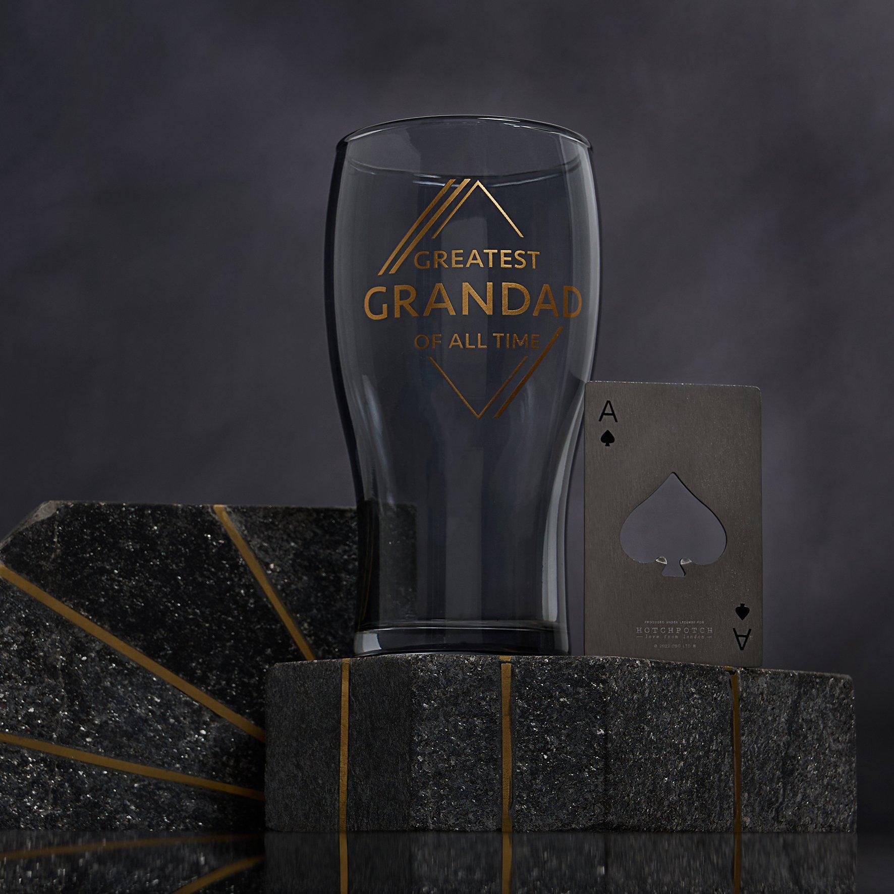 None - Celebrations - Hotchpotch Orion Beer Glass & Opener Grandad - 3