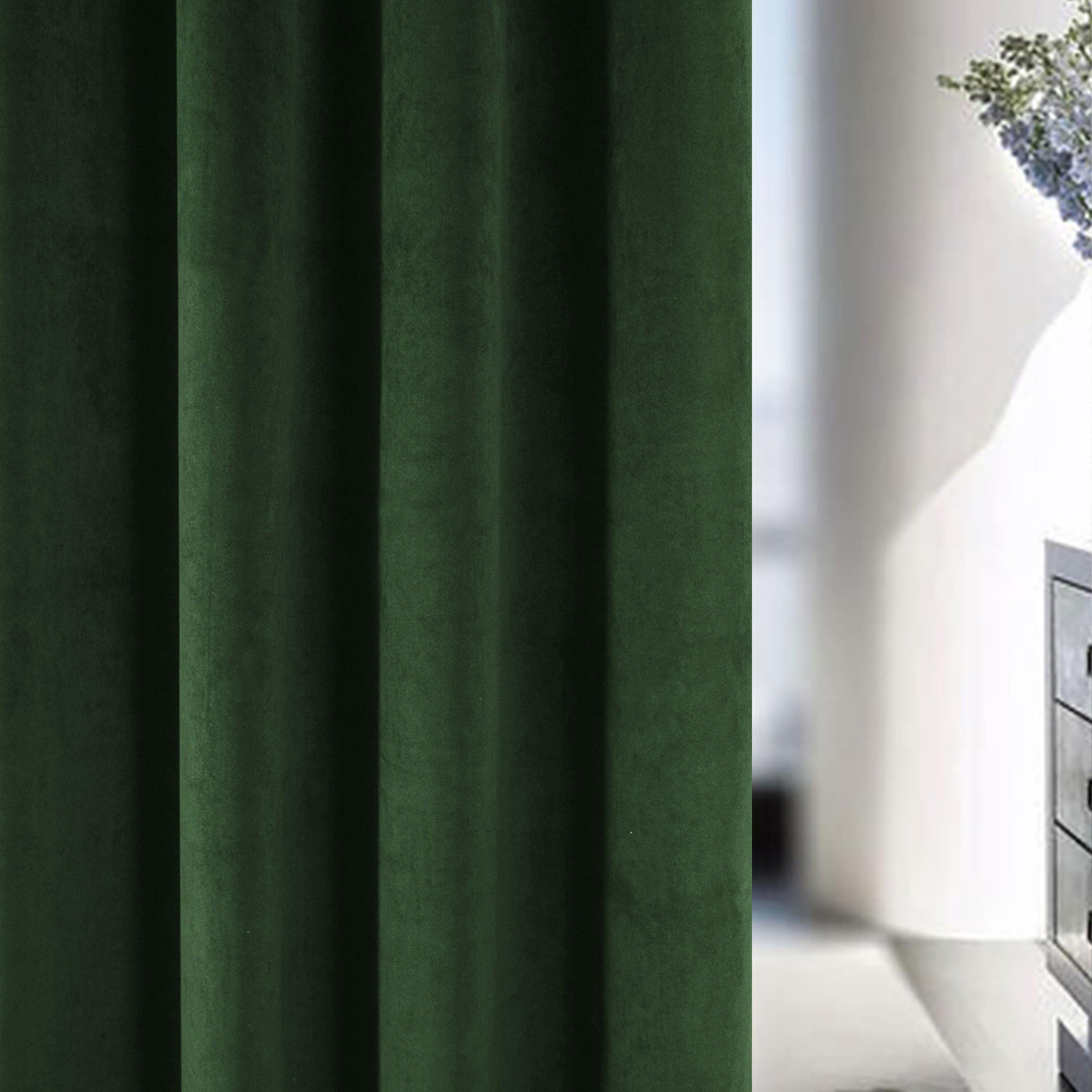 Green - Homelife - Hampton Velvet Blackout Curtains - 4