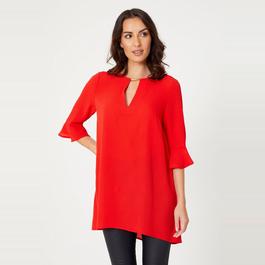 Be You Ladies Frill Sleeve Tunic