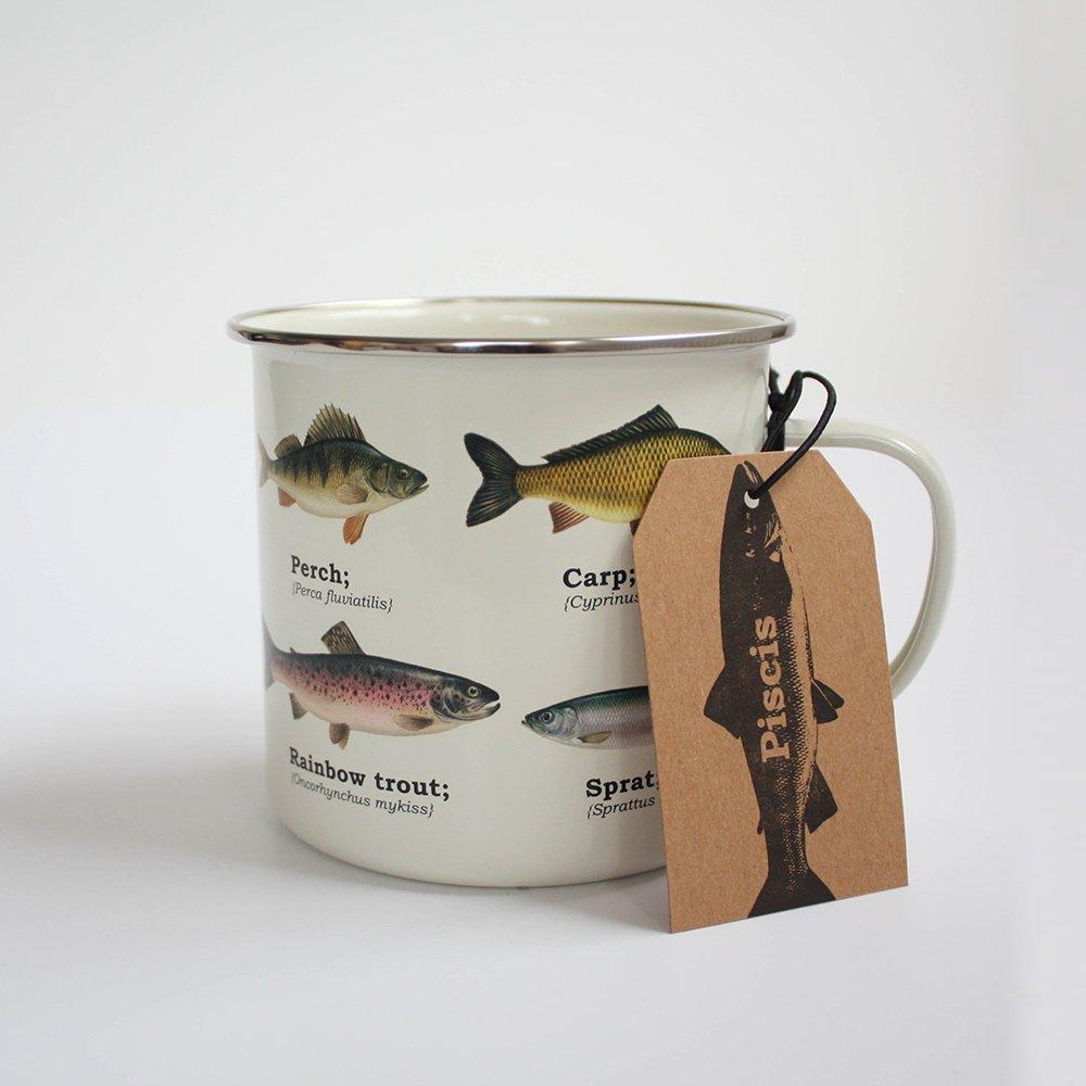 None - Gift Republic - Fishing guide enamel mug - 2