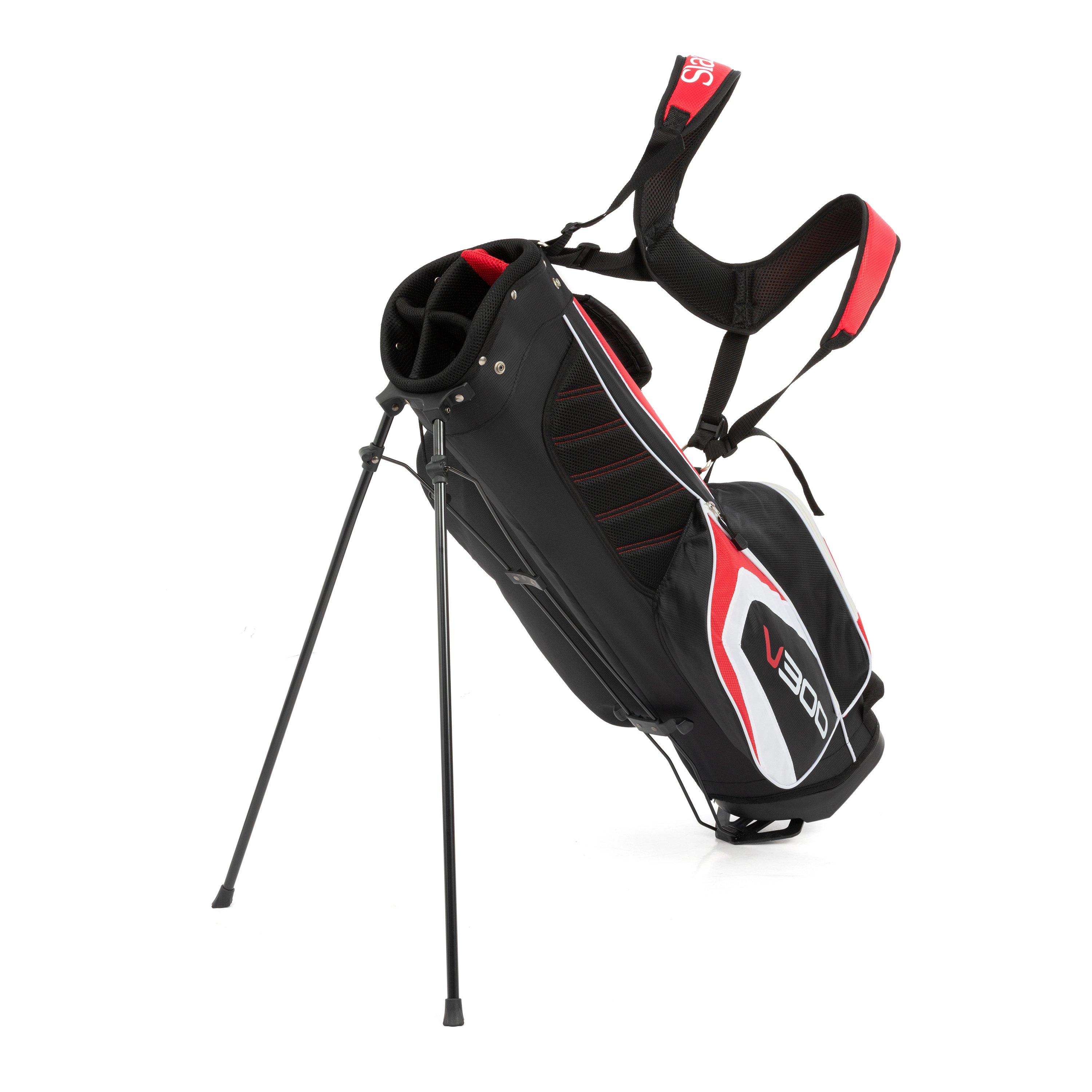 R/H - Slazenger - VS Golf Club Set with Stand Bag (Graphite and Steel Shaft Combo) Mens - 16