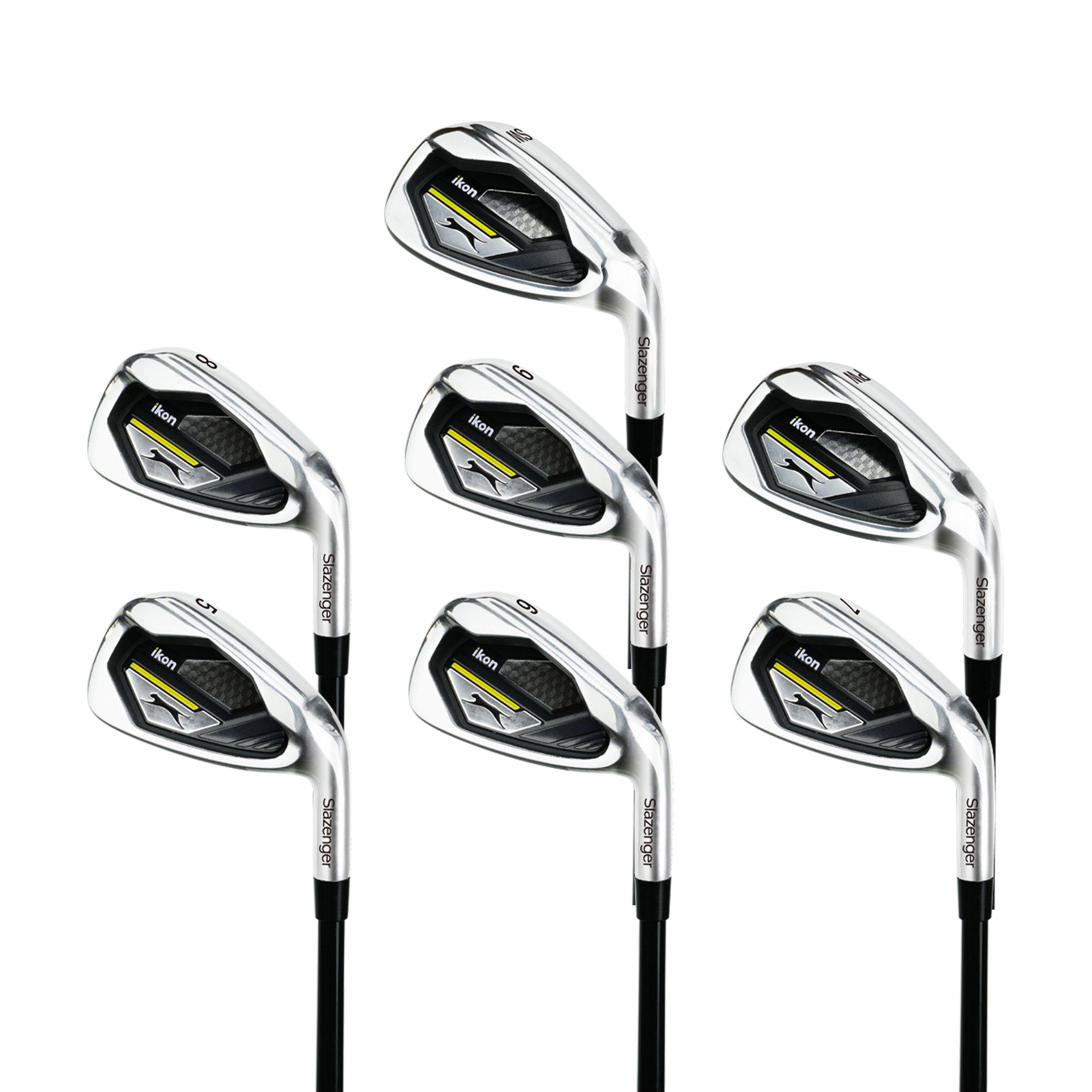 R/H - Slazenger - VSeries Graphite Shaft Golf Club Set with Stand Bag Mens - 4