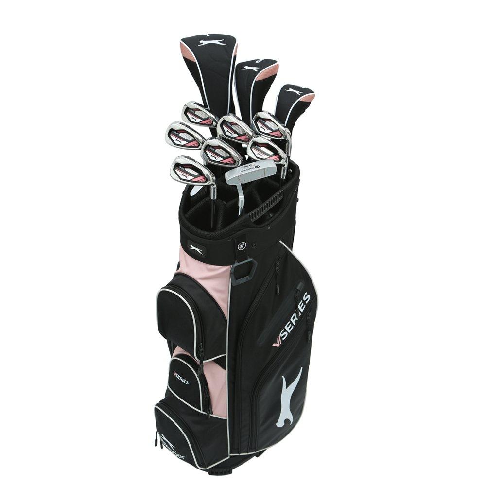 R/H - Slazenger - VS Graphite Shaft Golf Club Set with Cart Bag Womens - 1