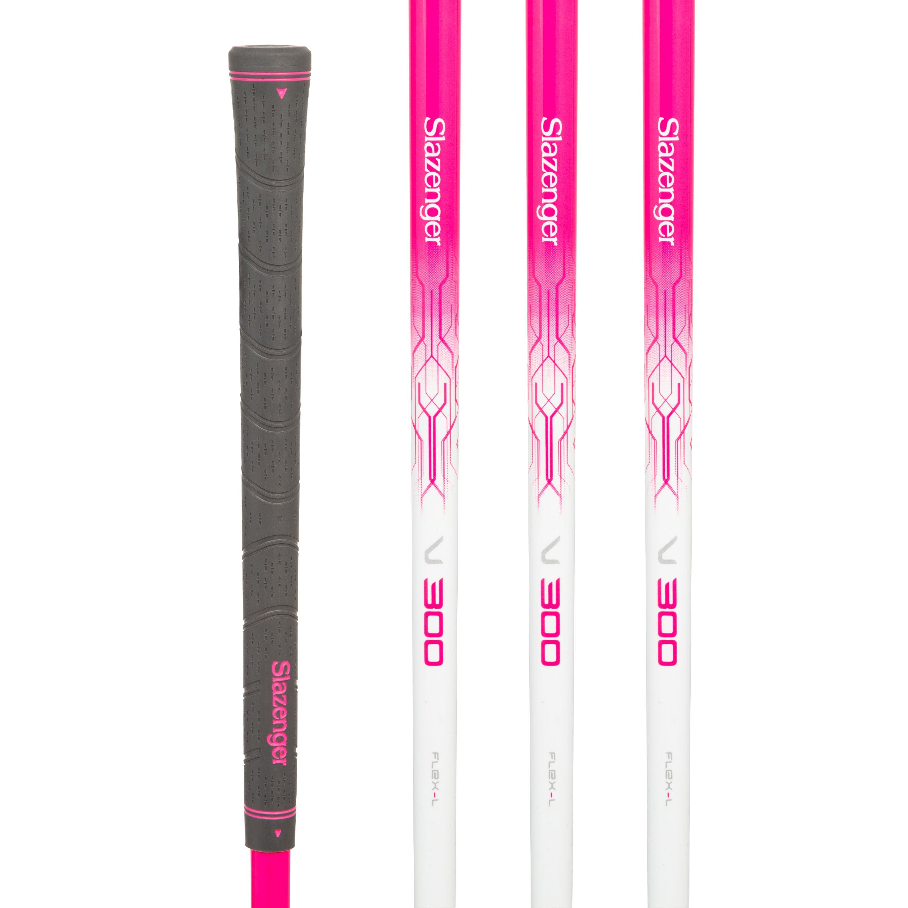 R/H - Slazenger - V300 Graphite Shaft Golf Club Set with Cart Bag Womens - 9