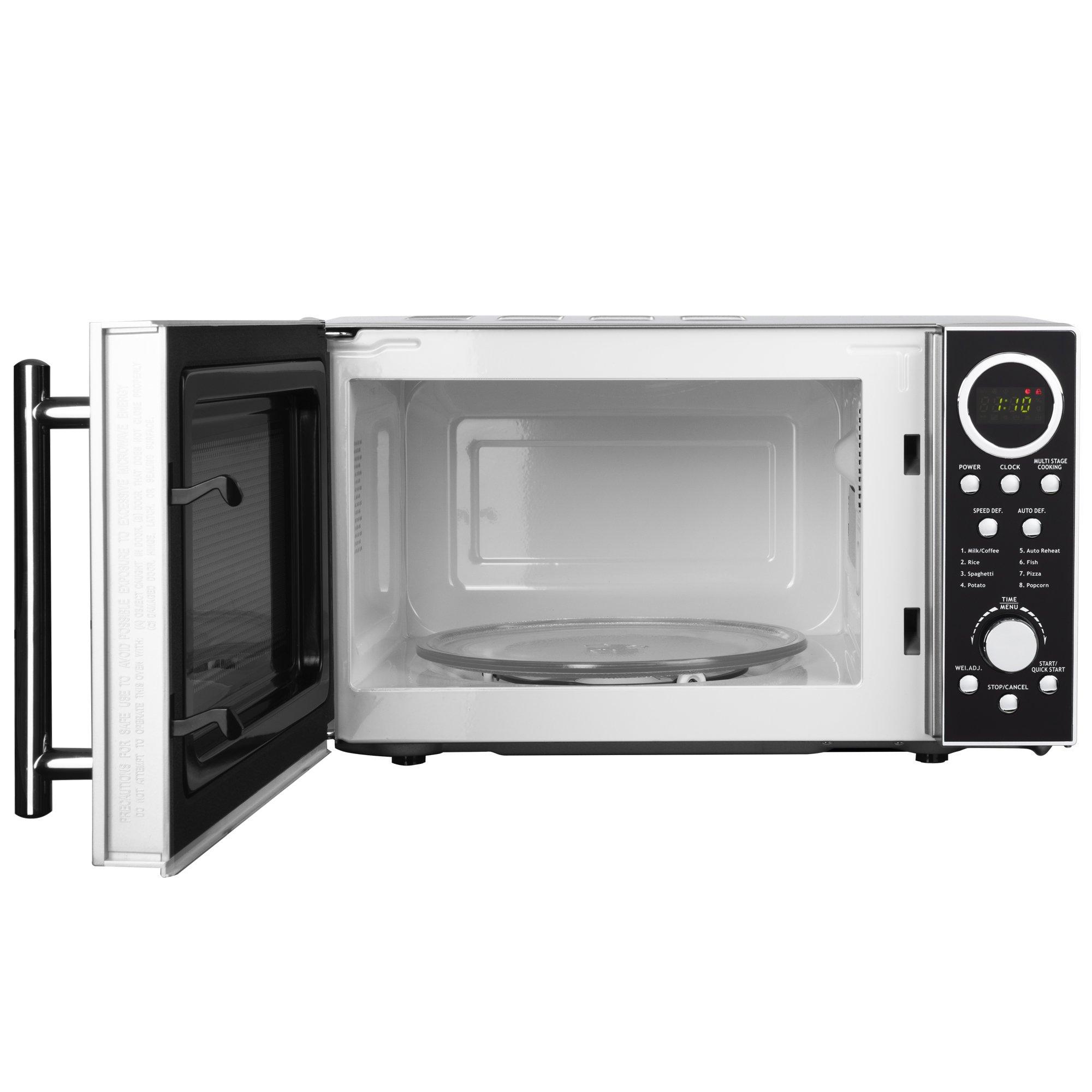 Silver - Daewoo Electricals - 20L Mirrored Microwave - 9