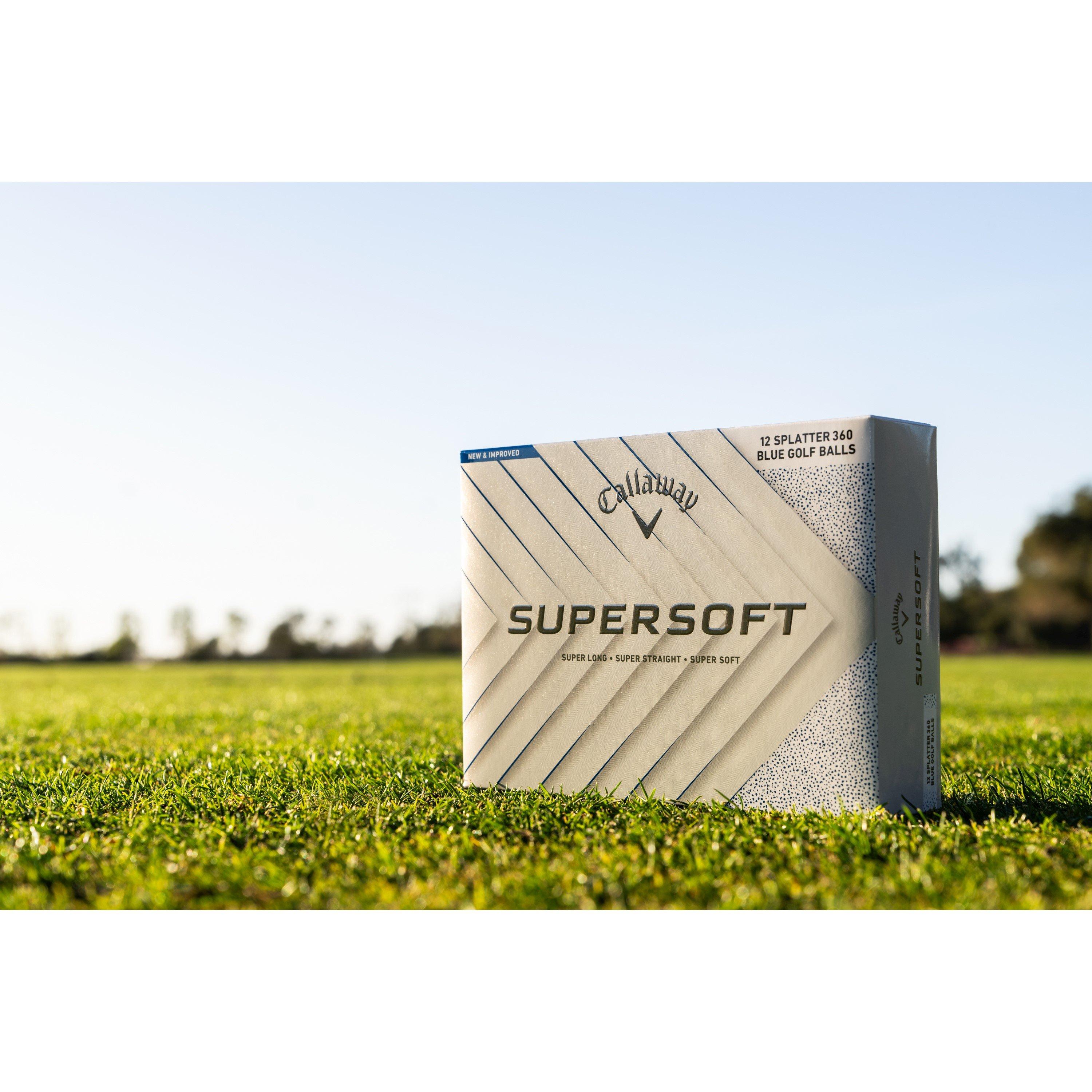 Blue - Callaway - Men's Supersoft Splatter Golf Balls - 1