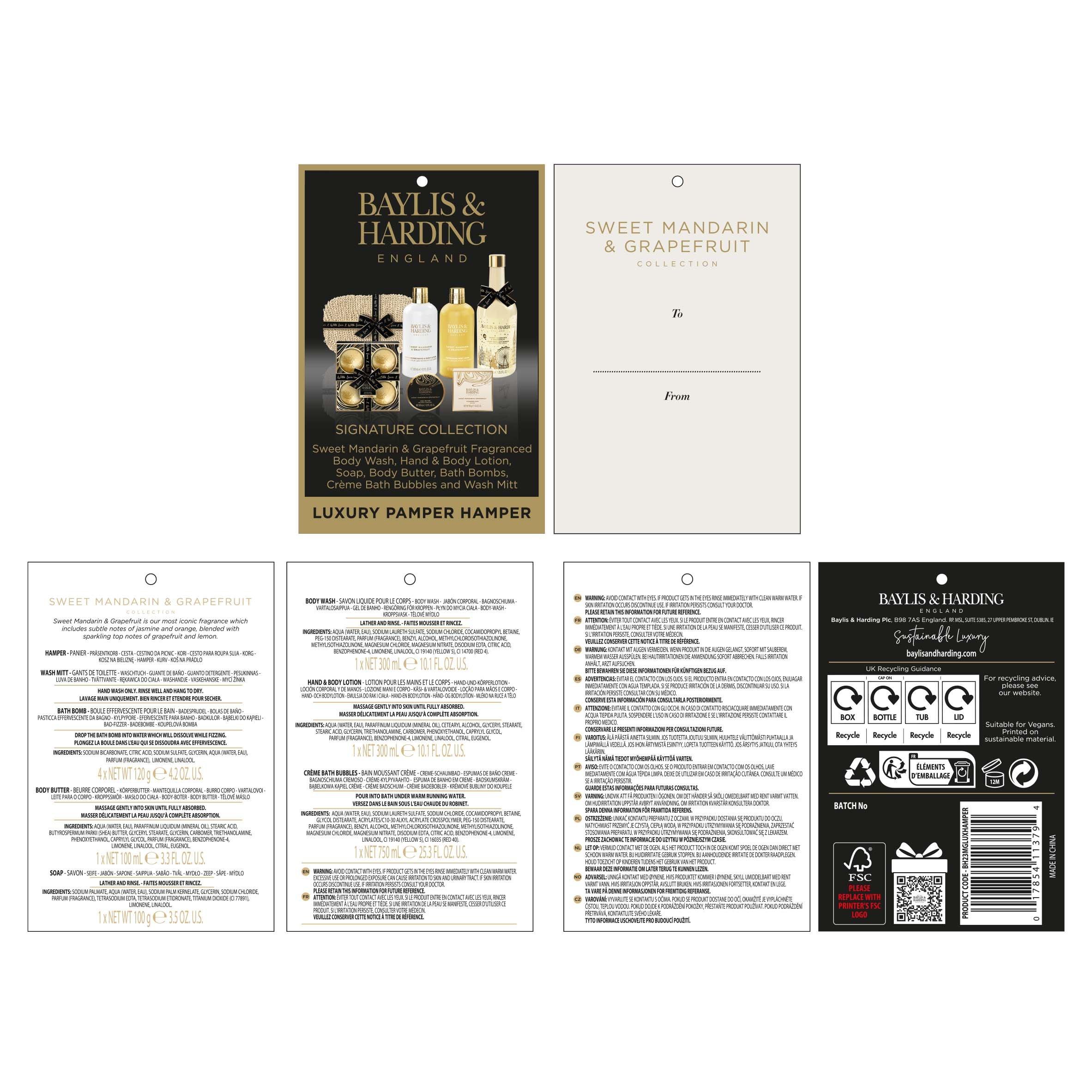 Groot - Baylis and Harding - and Harding Sweet Mandarin and Grapefruit Luxury Set - 9