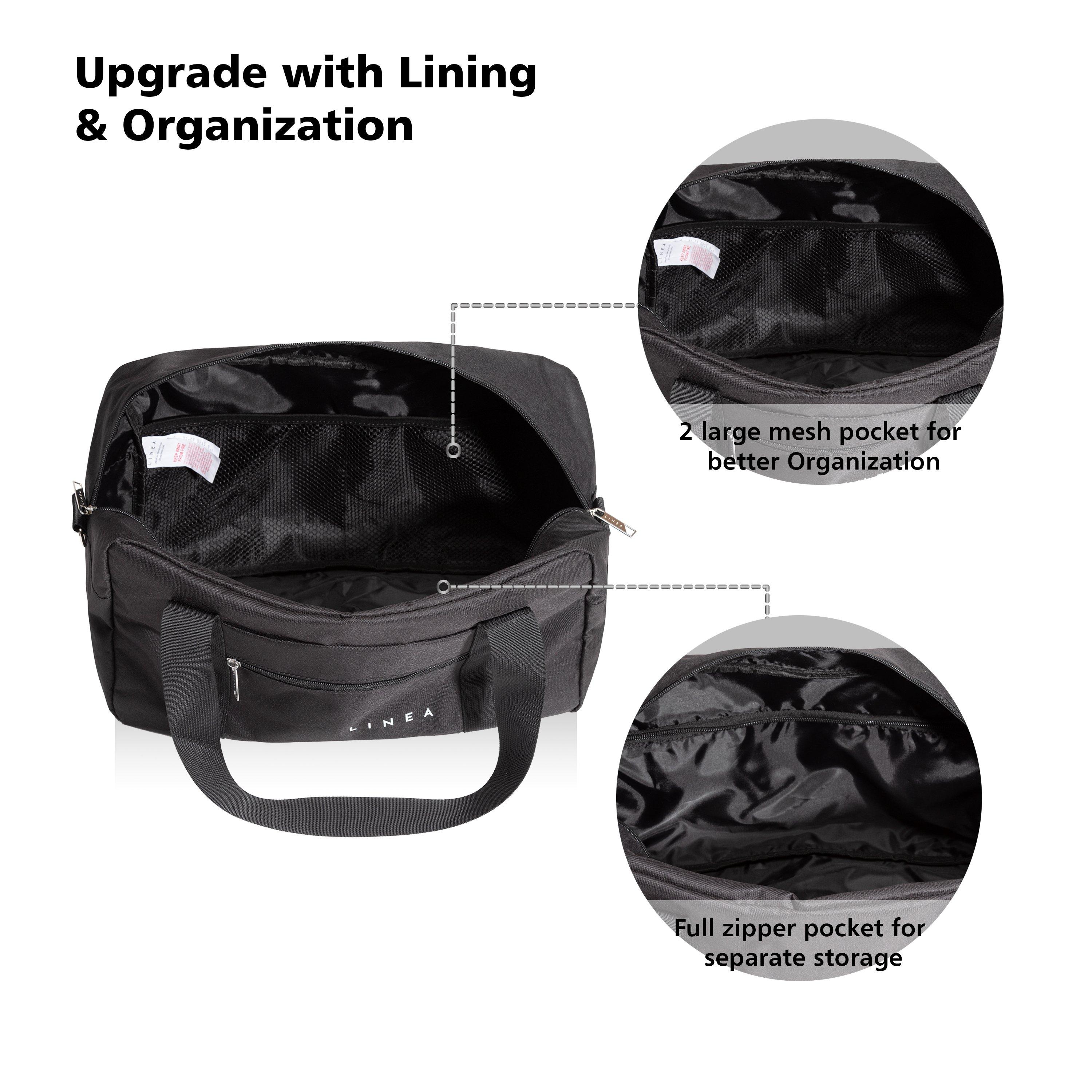 Black - Linea - Underseat Bag 40x20x25 - 6