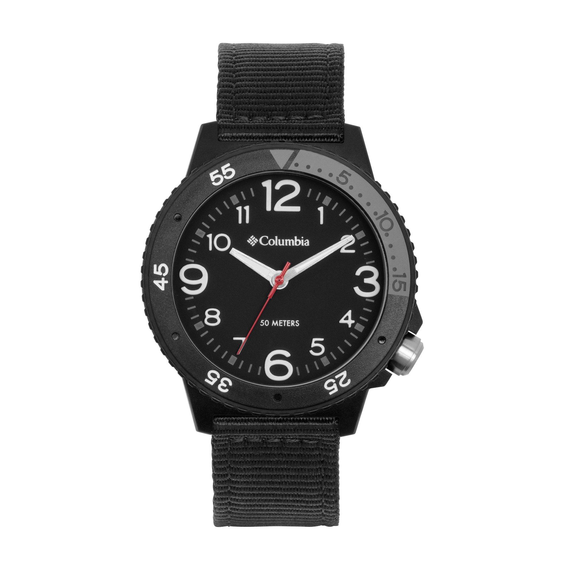 Columbia Men's Cross Trail Polycarbonate Case Sports Watch - Black
