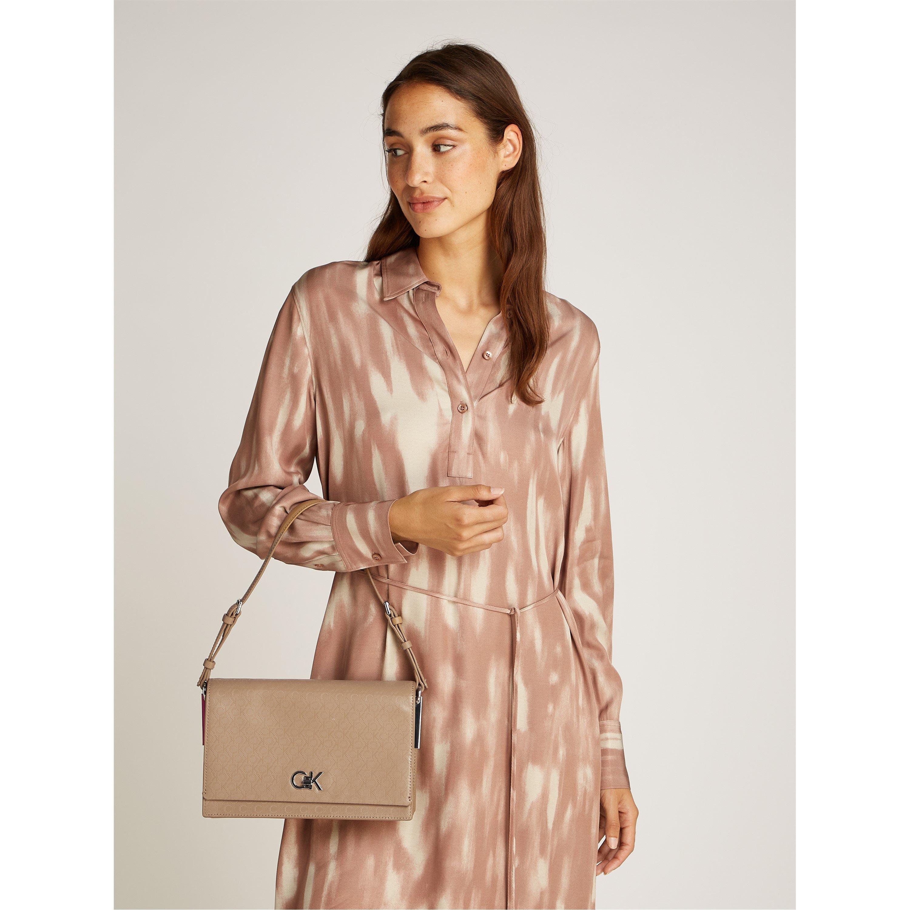 Amphora - Calvin Klein - Women's CK Elongated Shoulder Bags - 2