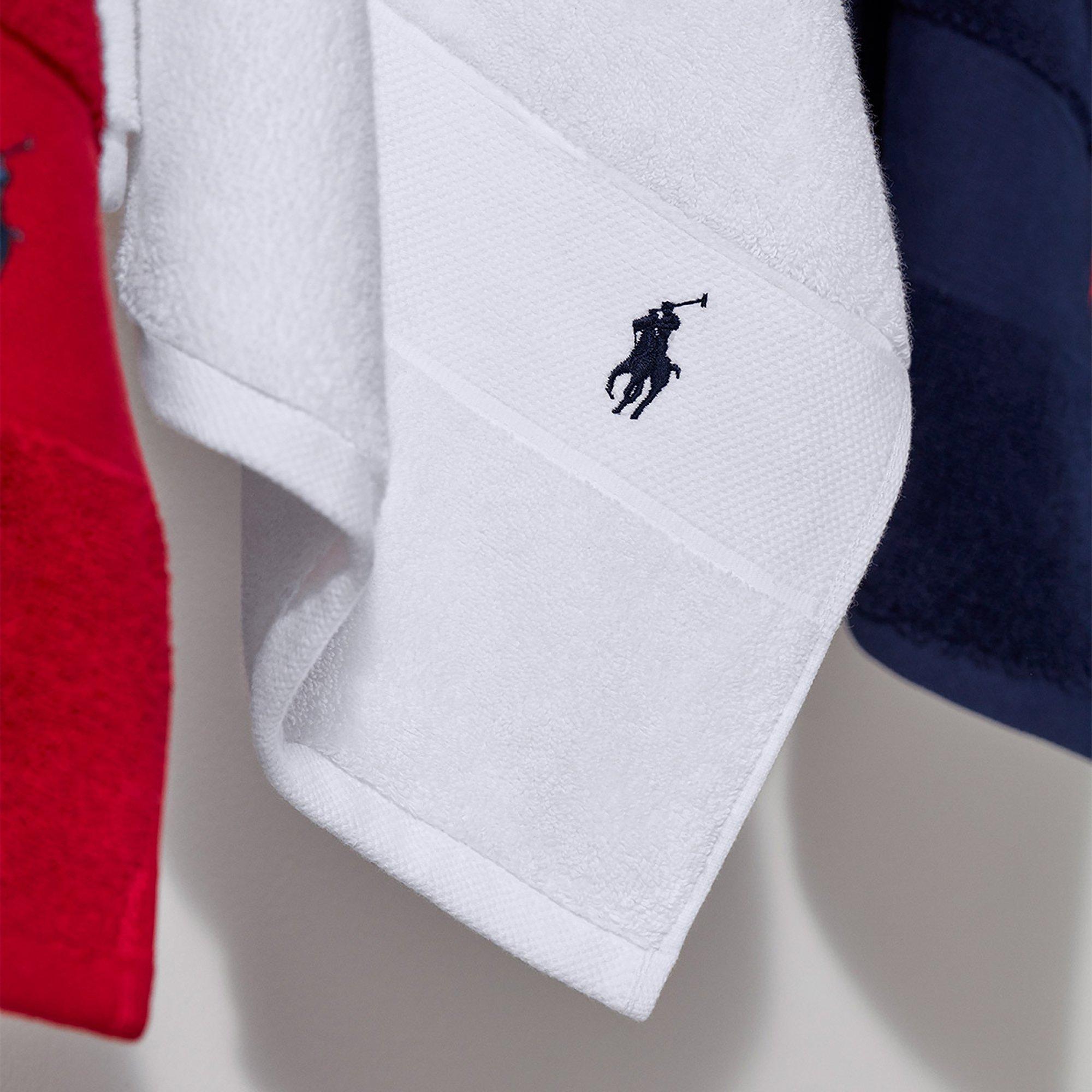 White - Ralph Lauren Home - Polo Player Towel - 3