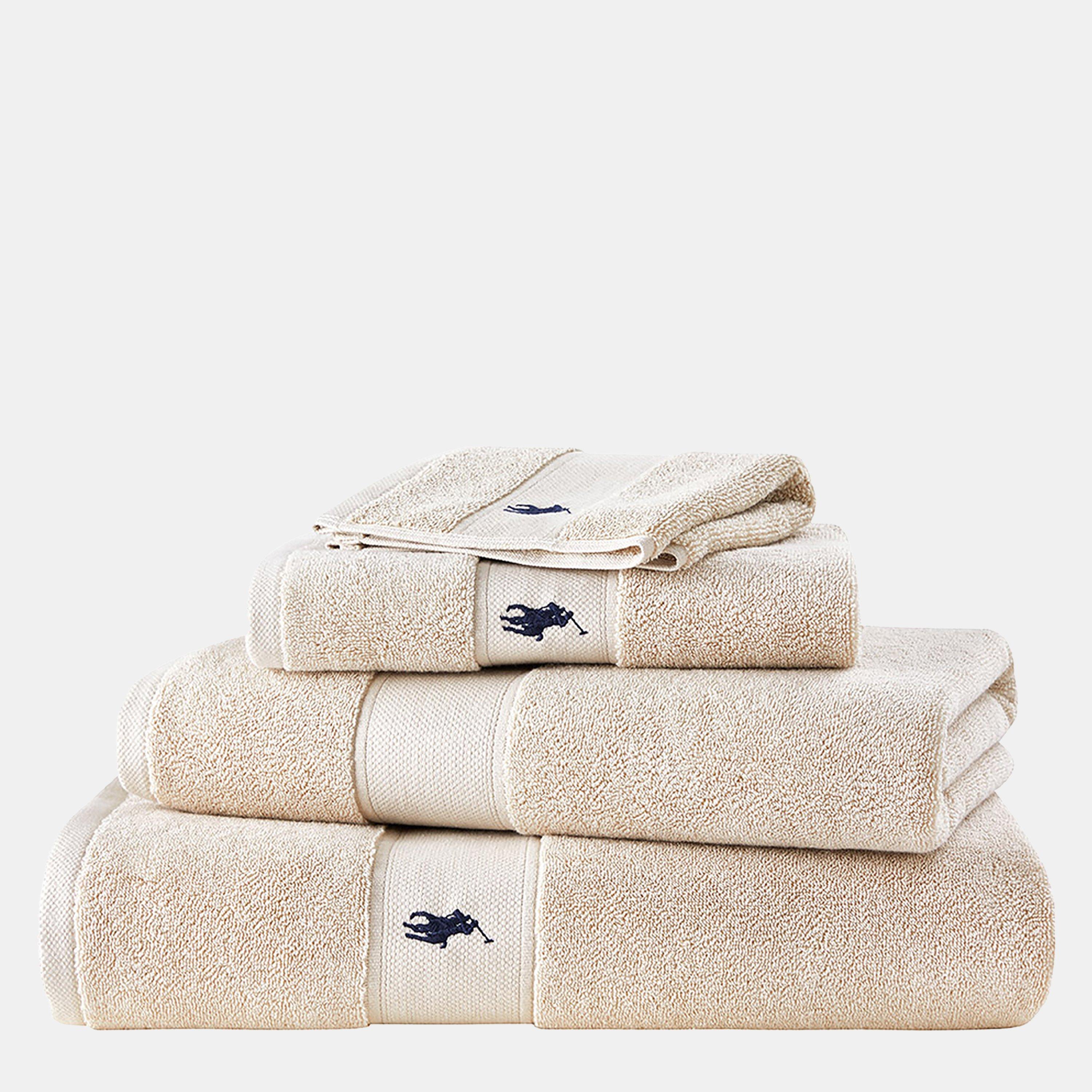 Ralph Lauren Home  Rl Polo Player Towel - Pale Oak - Bath Towel