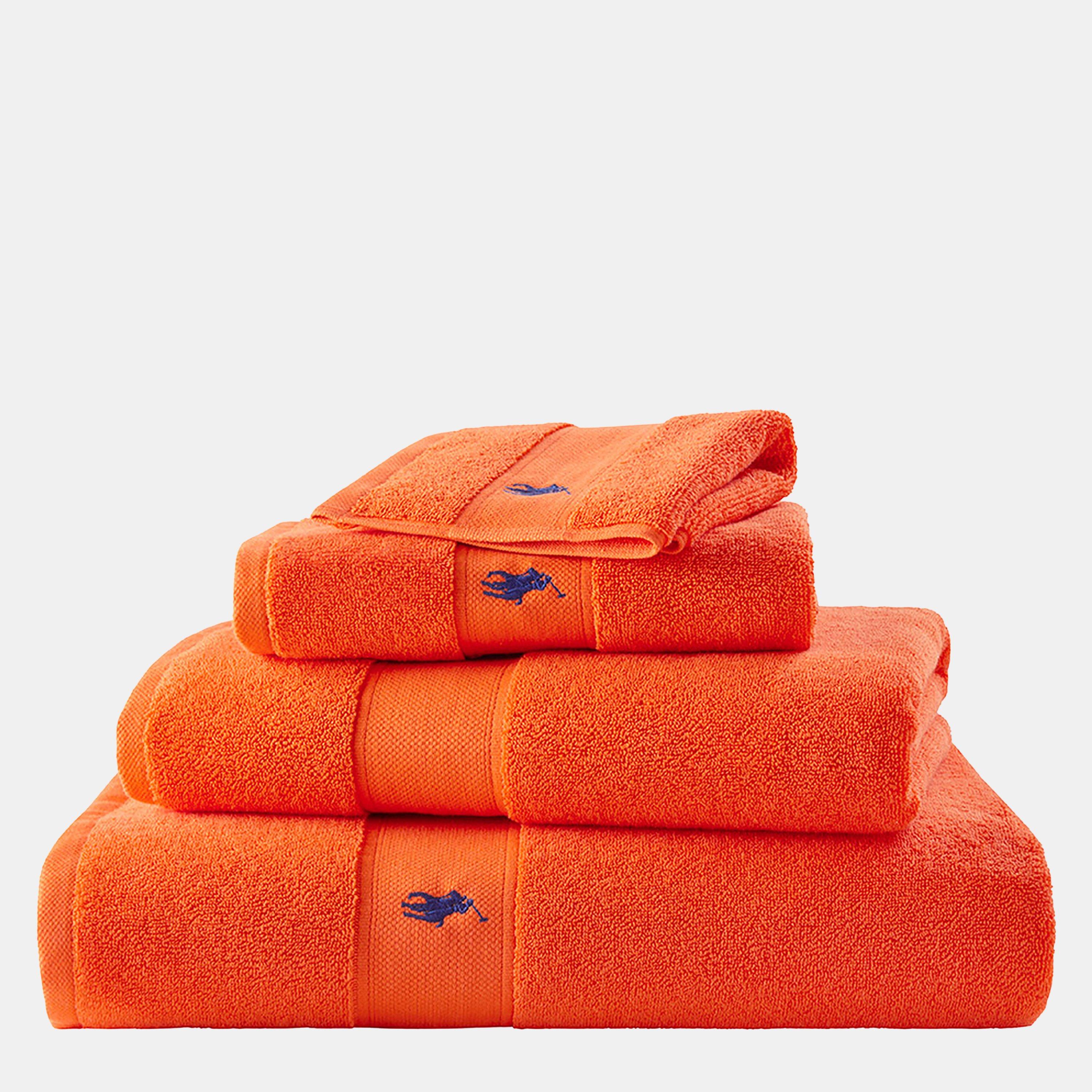 Ralph Lauren Home  Rl Polo Player Towel - Sailing Orange - Bath Towel