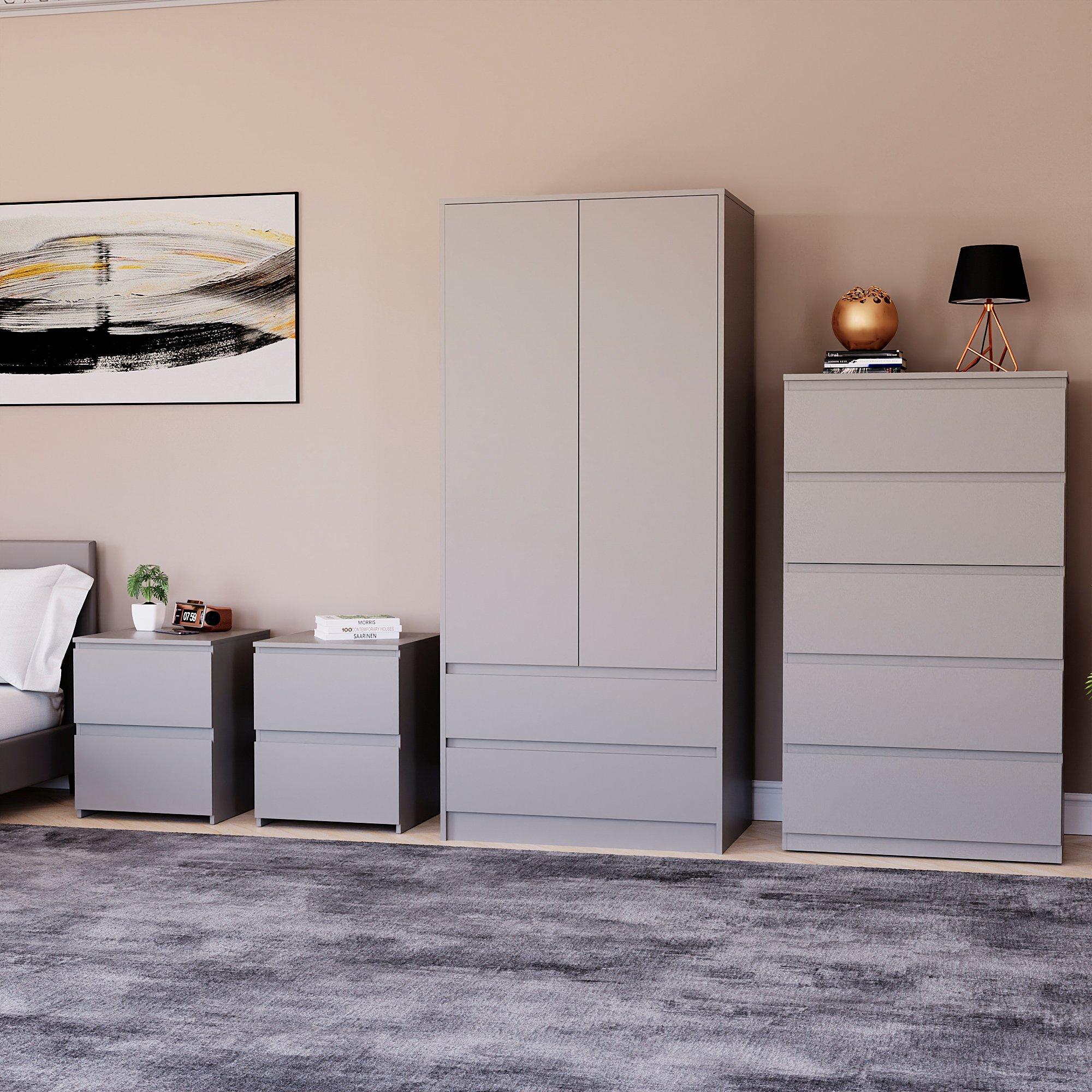 Vida Designs 4 Piece Denver Bedroom Set 3