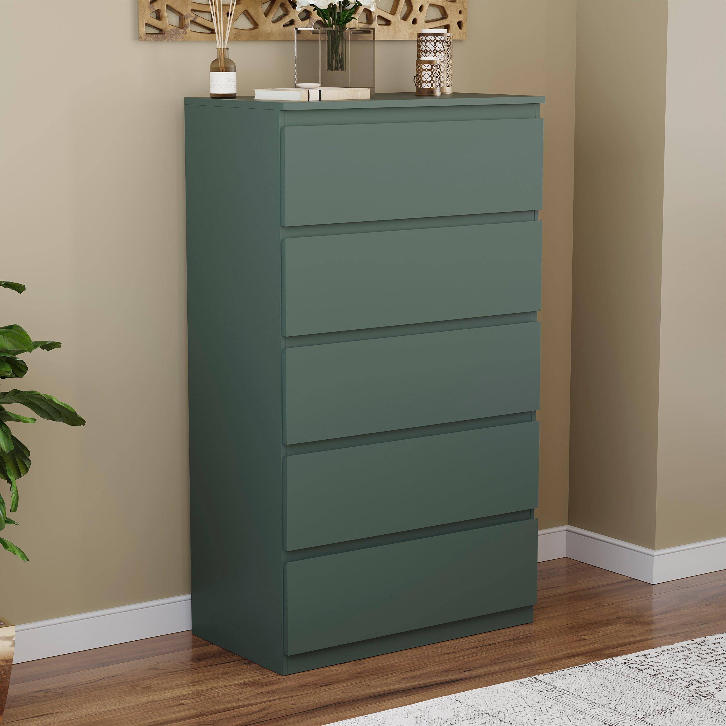 Jasper Green - Lassic - Vida Designs 4 Piece Denver Bedroom Set 3 - 6