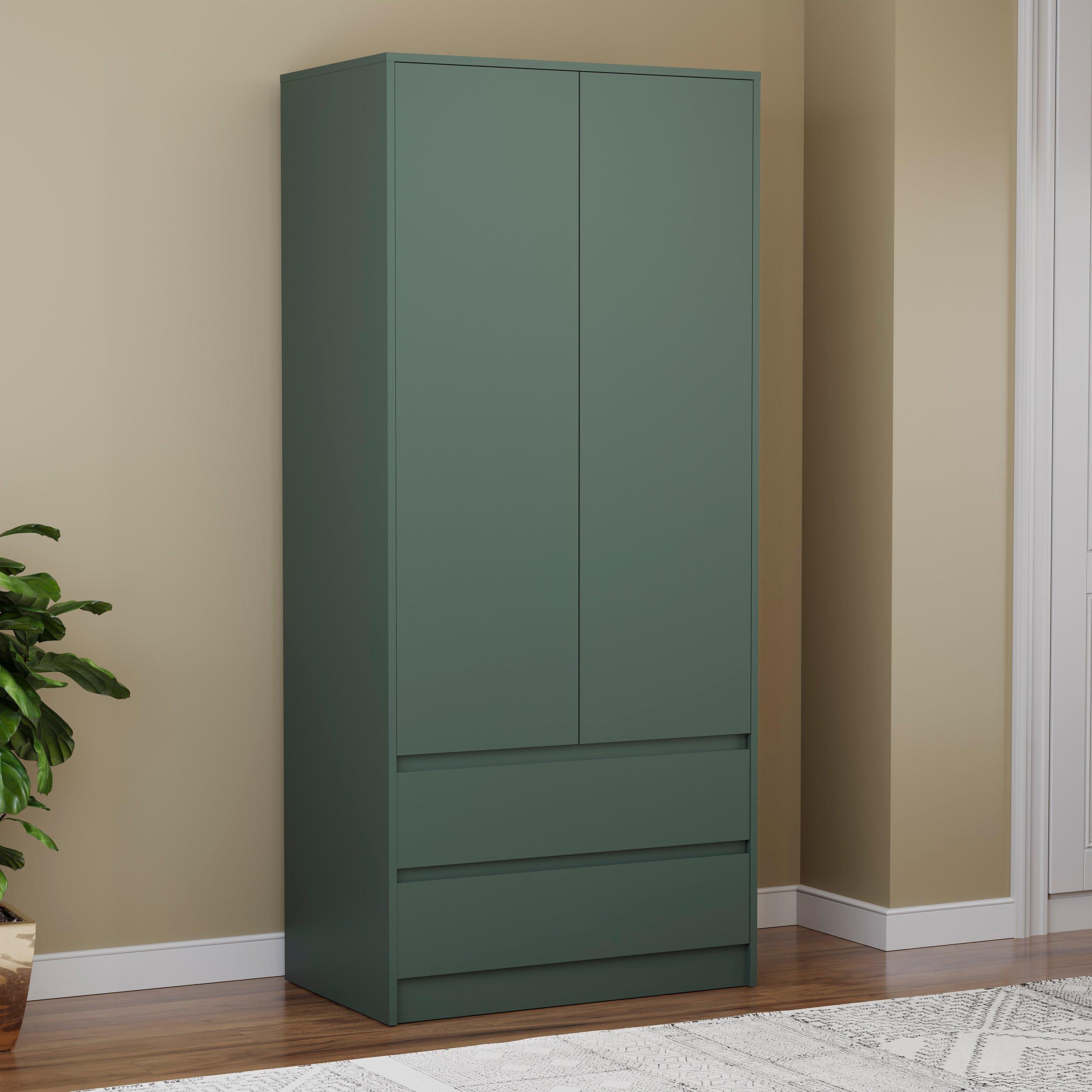 Jasper Green - Lassic - Vida Designs 4 Piece Denver Bedroom Set 3 - 8