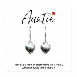 Aye Do Auntie Gift Card with Heart Earrings 616-CDSS-FHhr