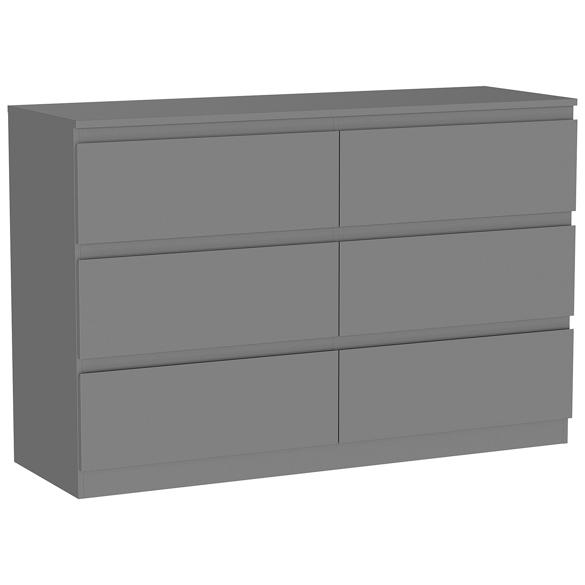Grey - Lassic - Vida Designs 4 Piece Denver Bedroom Set 4 - 11
