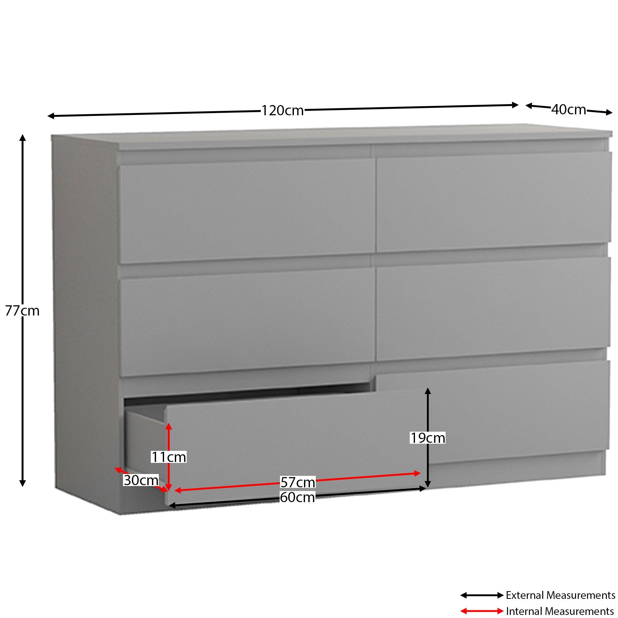 Grey - Lassic - Vida Designs 4 Piece Denver Bedroom Set 4 - 7