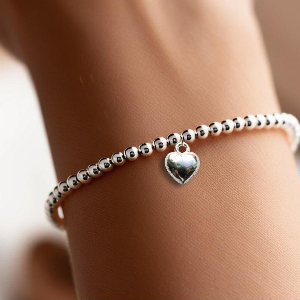 Silver - Aye Do Gifts - Daughter Gift Card with Heart Charm Bracelet 00614 - 2