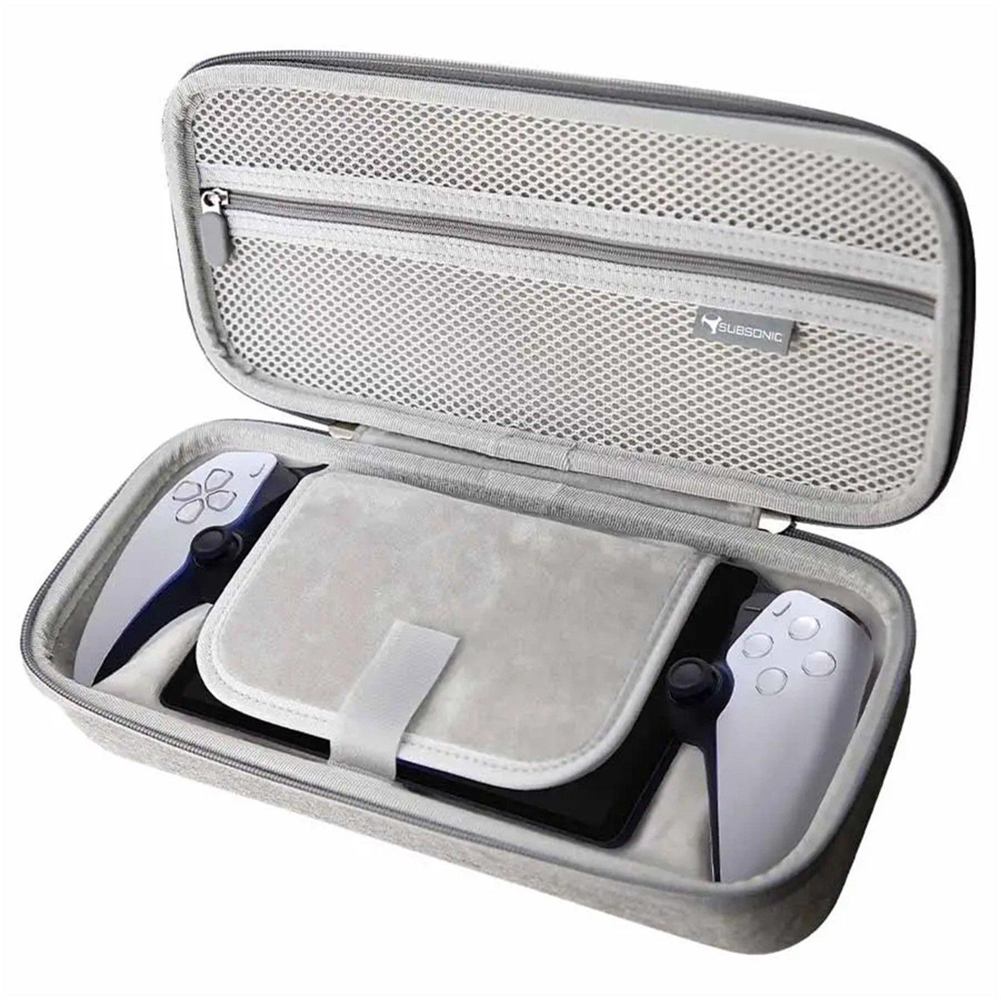 Grey - Subsonic - Playstation Portal Protection Pack Carry Case - 2