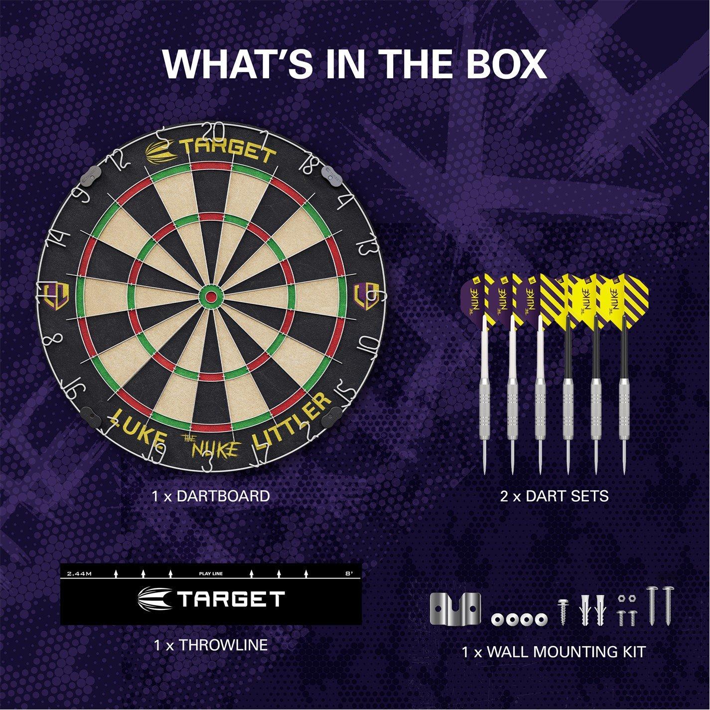 Multi - Target Darts - Luke Littler Dartboard Set - 5