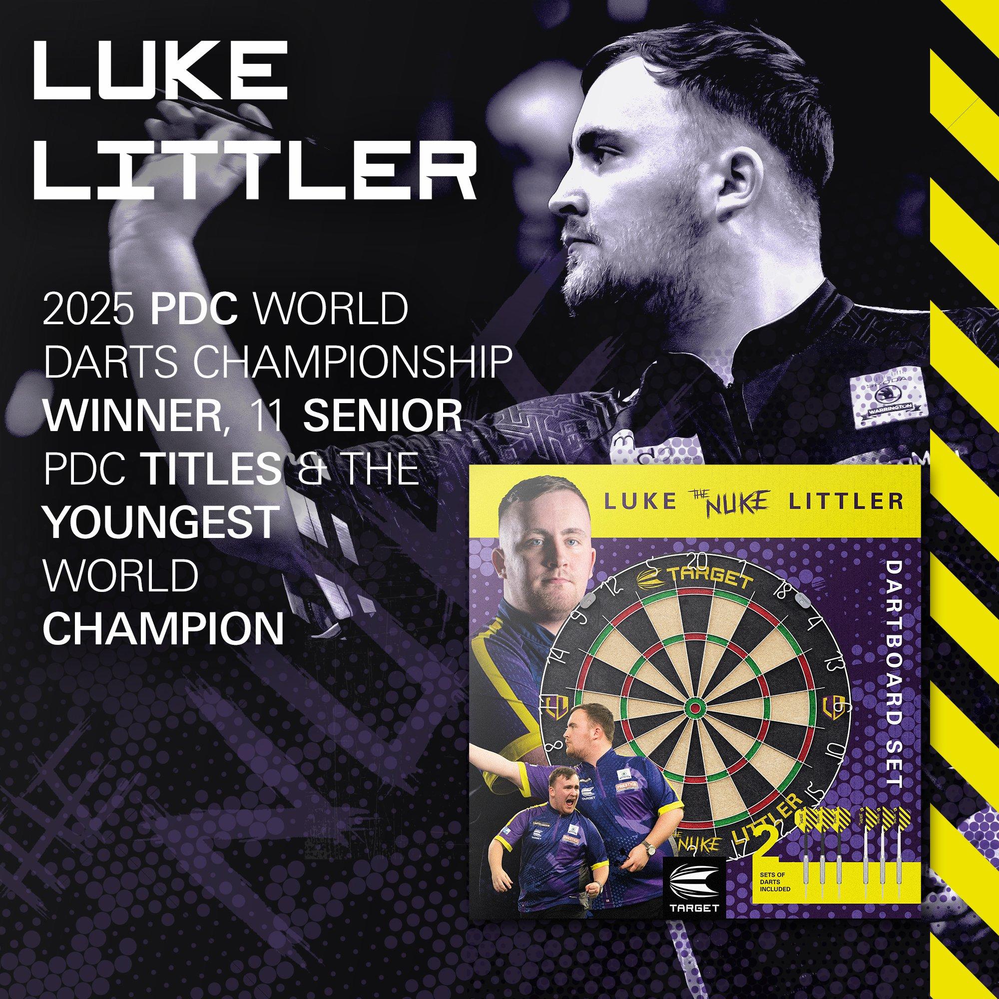 Multi - Target Darts - Luke Littler Dartboard Set - 6