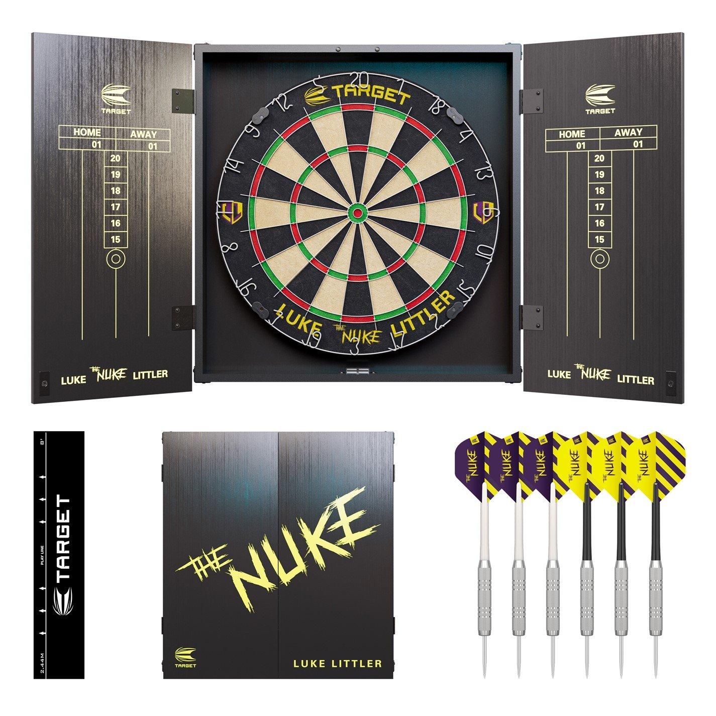 Target Darts  Luke Littler Dartboard Cabinet Set - 