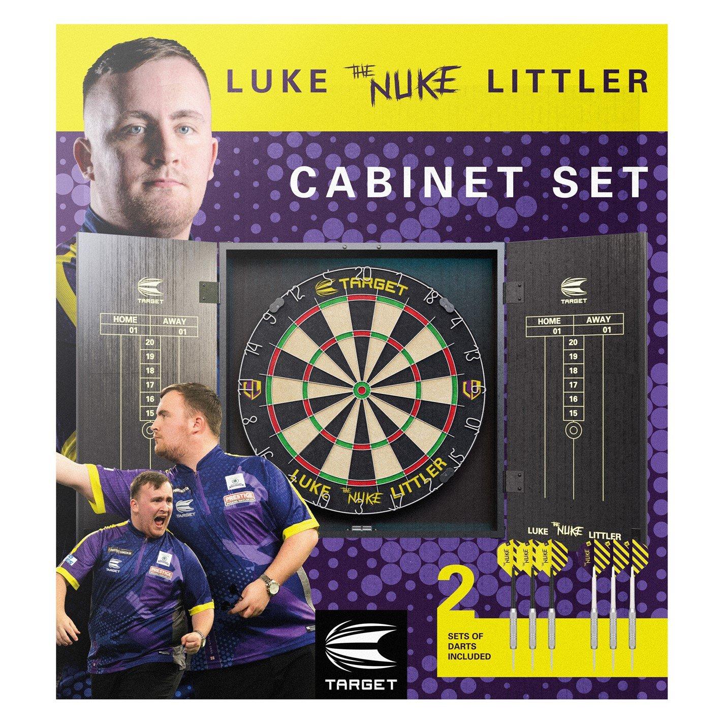 Multi - Target Darts - Luke Littler Dartboard Cabinet Set - 6