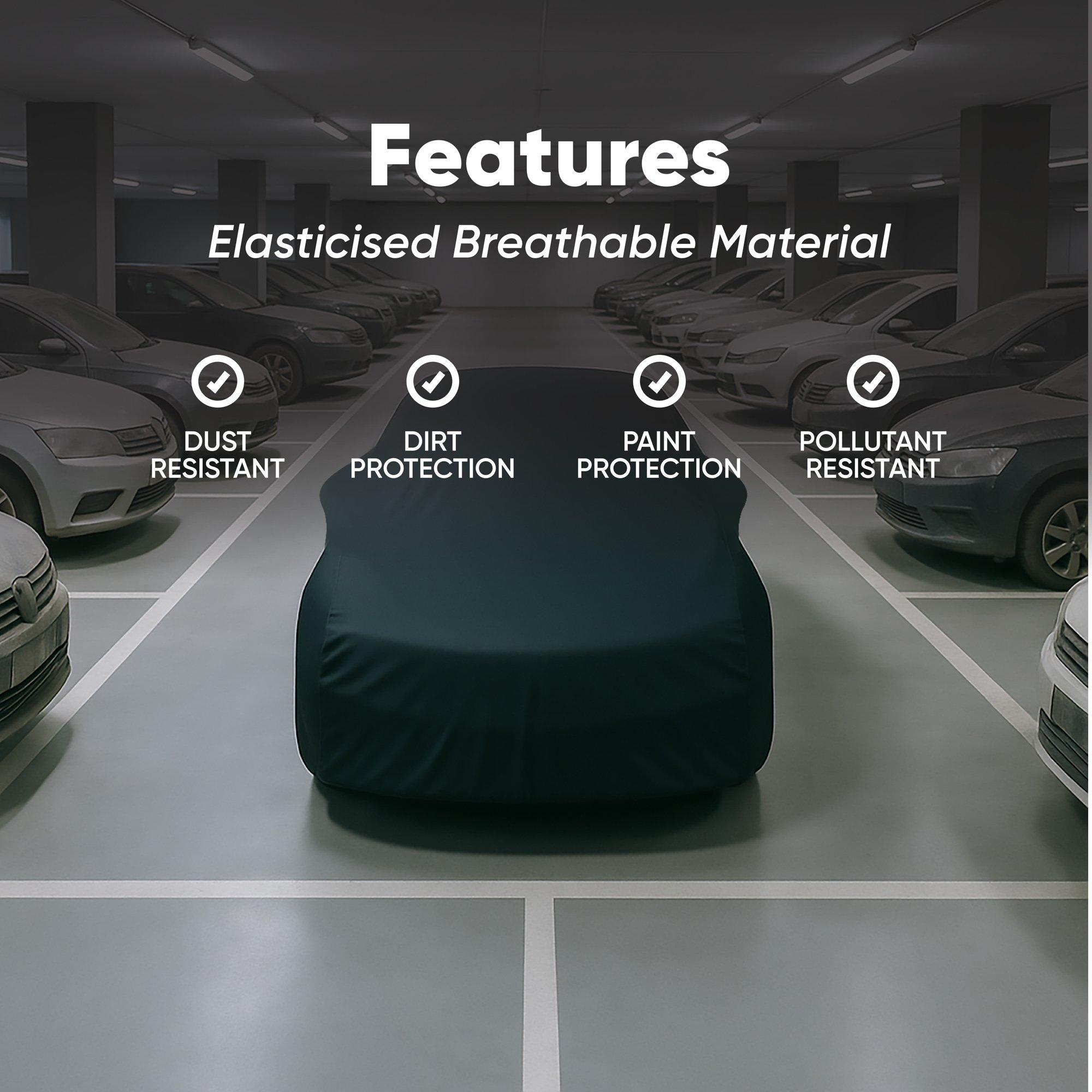 Black - Streetwize - Indoor Car Cover - Small - 406 x 165 x 117cm - 5