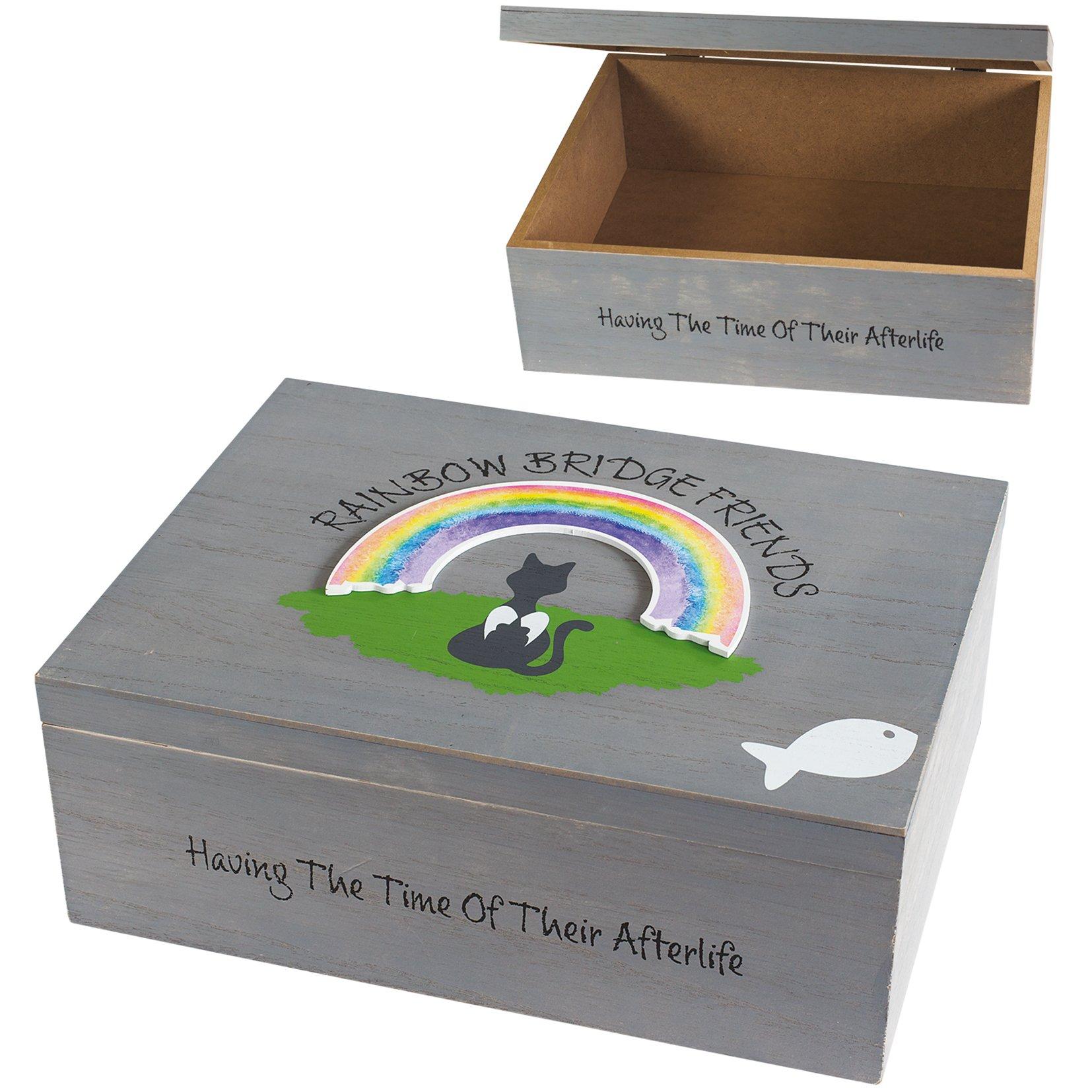 Grey - Rainbow Bridge Friends - 2330 - Cat Memory Box