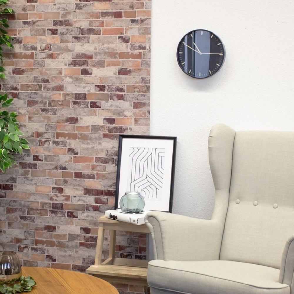 Red/Brown - D C Fix - 3D Splashback Wallpaper Vintage Brick - 3