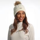 Crème - Island Green - IslandGreen Golf Faux Fur Pom Pom Fleeced Beanie Hat CAPS Ladies - 1