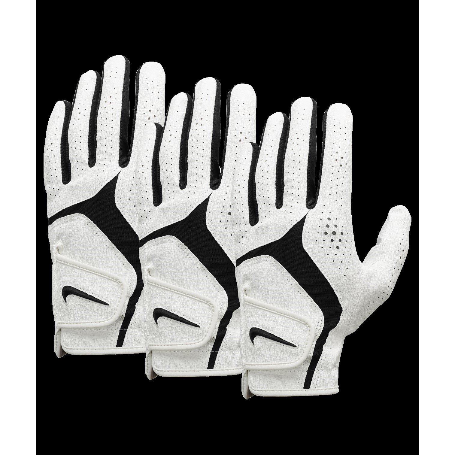 White/Black - Nike - Dura Feel X Golf Glove (3 Pack) - 1