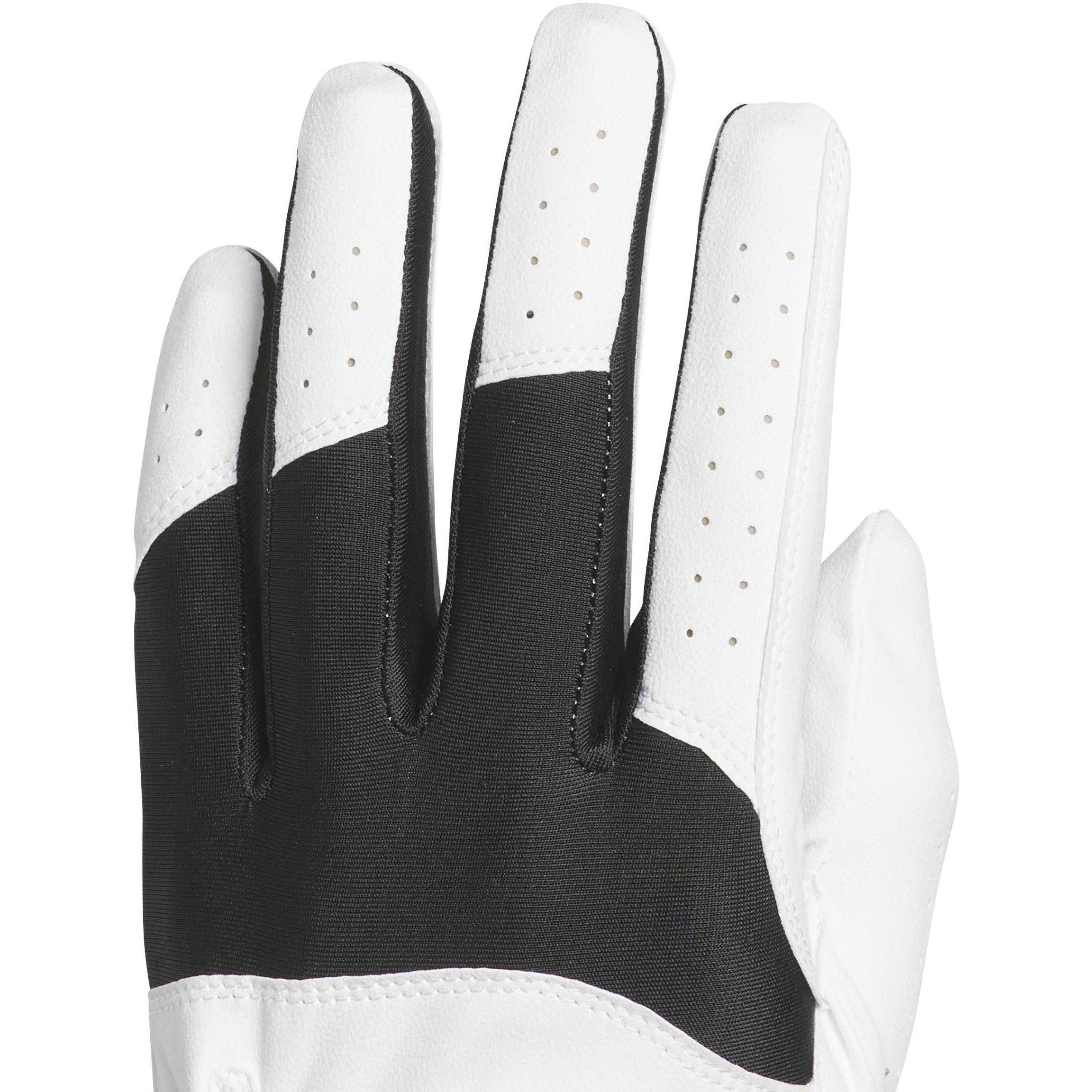 White/Black - adidas - Men's Performance Golf Gloves - 3