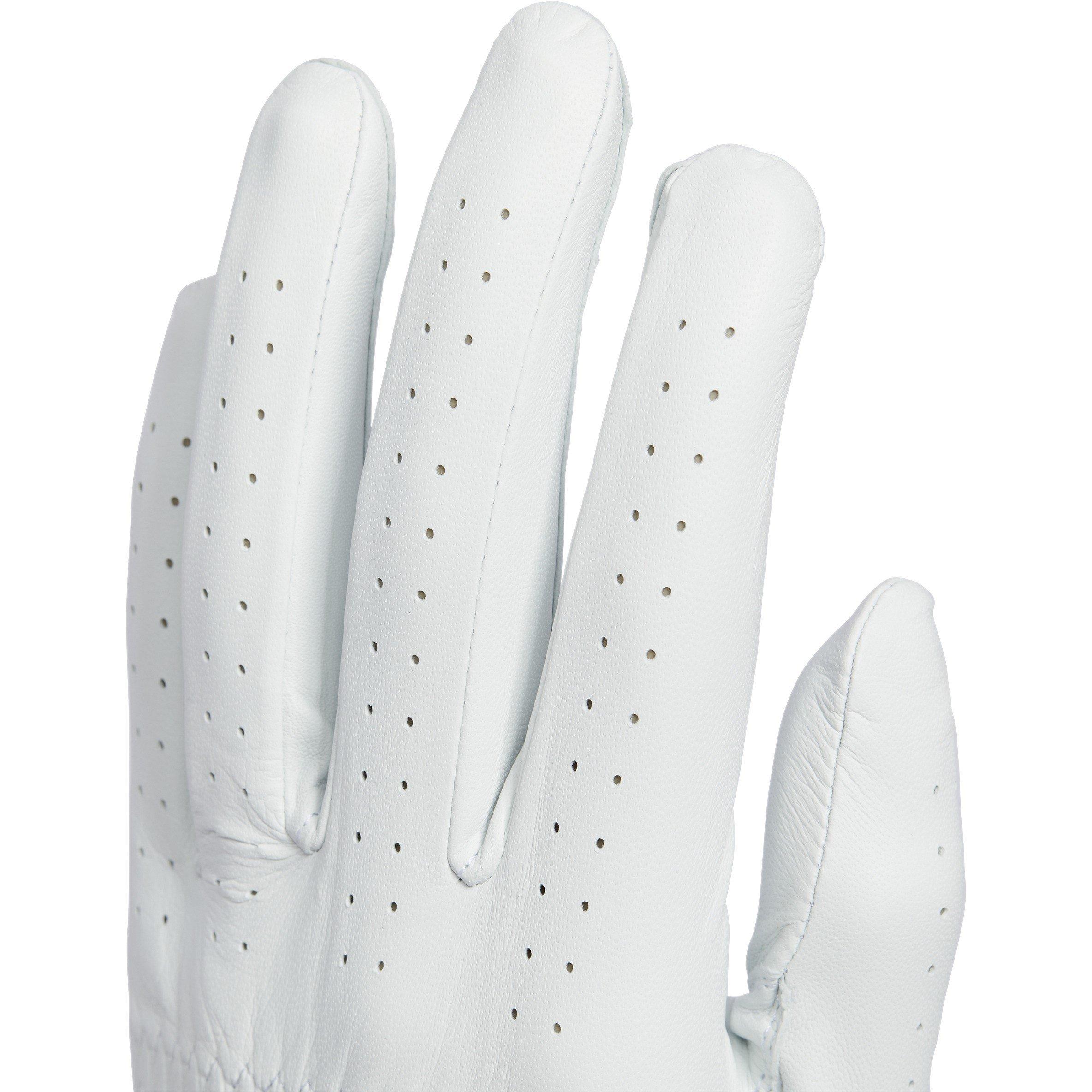 Bianco/Nero - adidas - Leather Gloves - 5