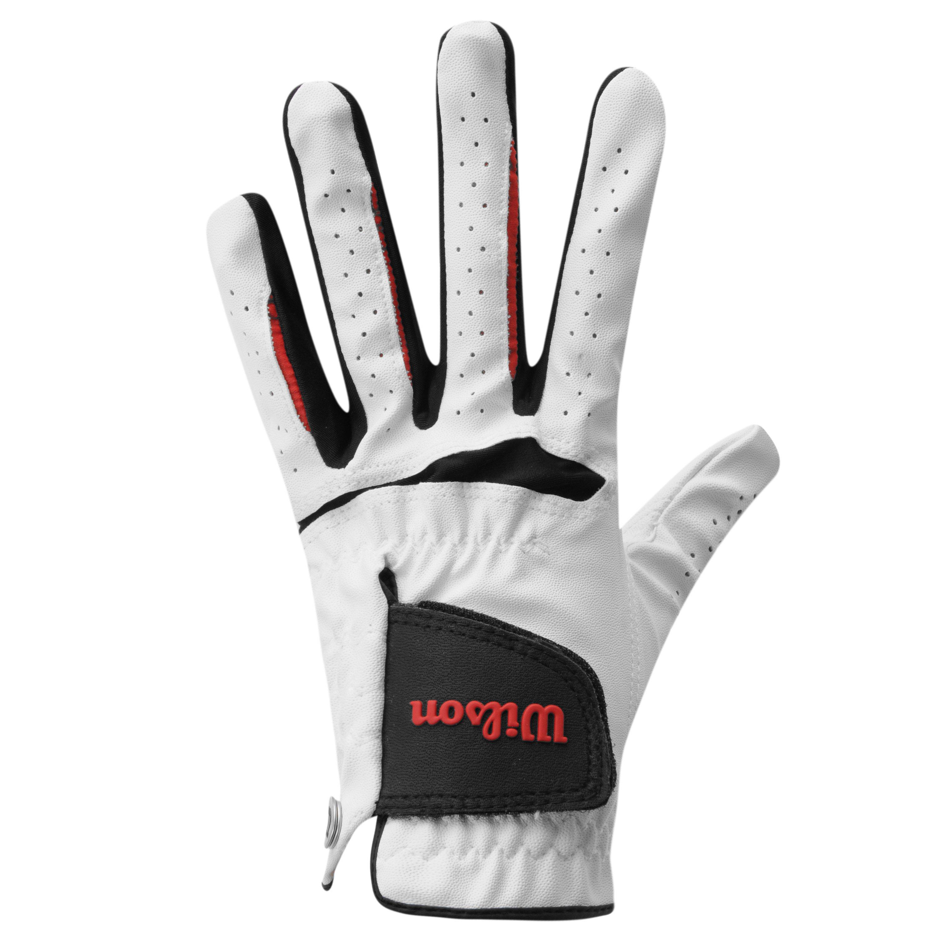 White - Wilson - Feel Plus Golf Glove - 1