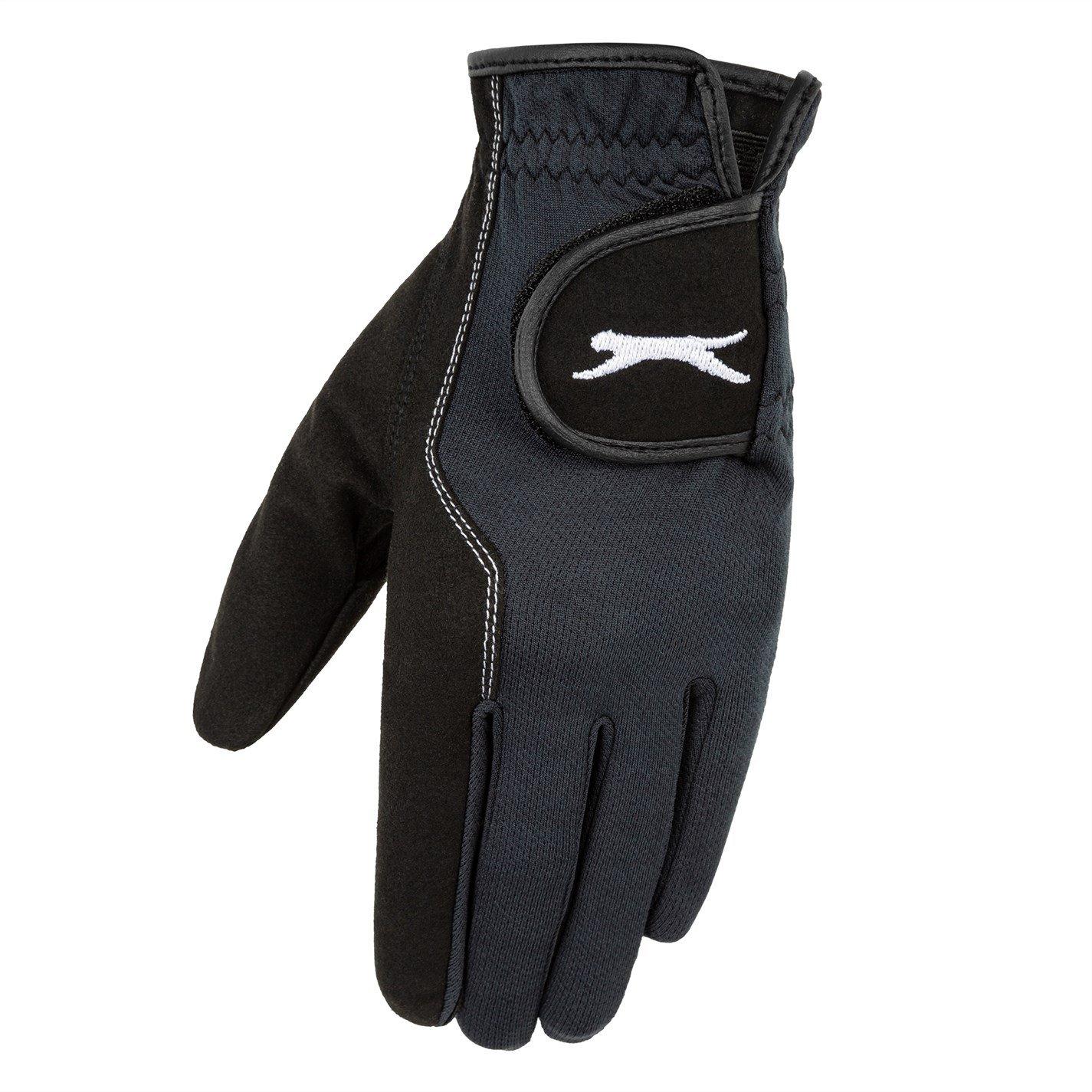 Marineblå/sort - Slazenger - V 300 Rain Golf Gloves Pair Women - 3