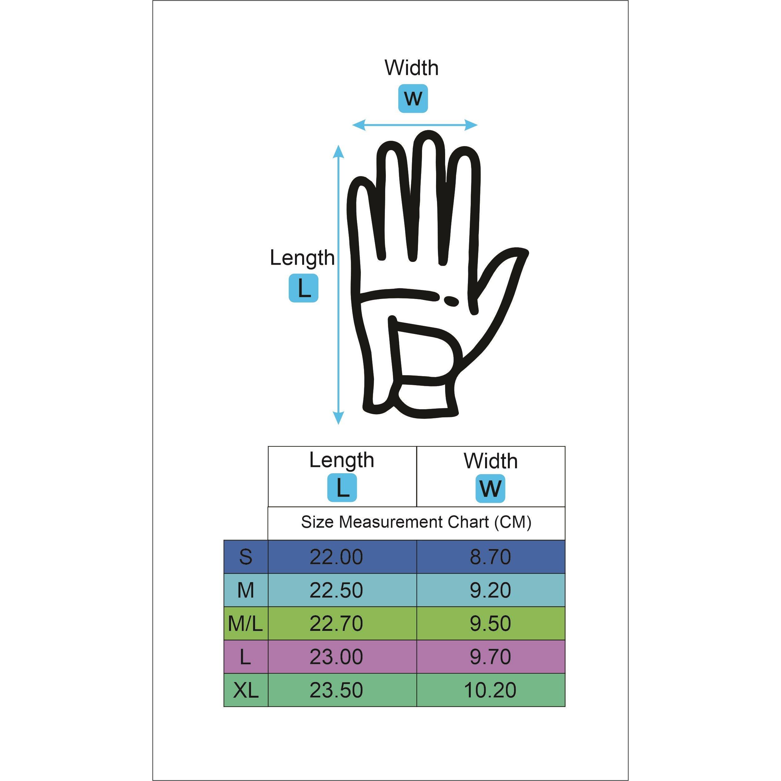 Marineblå/sort - Slazenger - V 300 Rain Golf Gloves Pair Women - 5