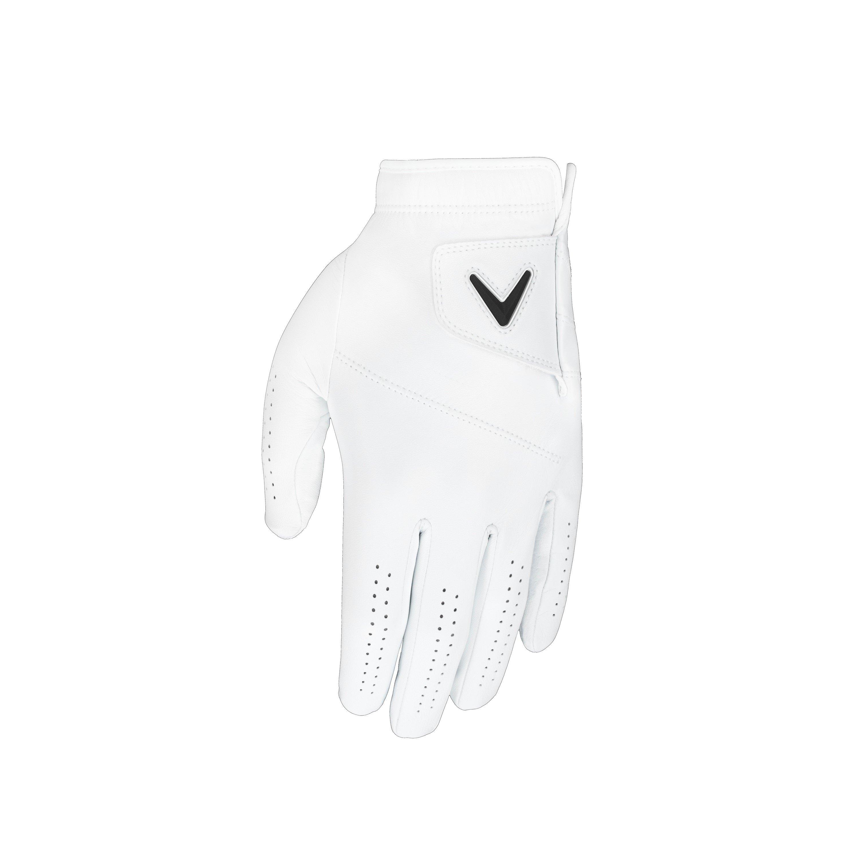 White - Callaway - Men's Tour Authentic Golf Gloves