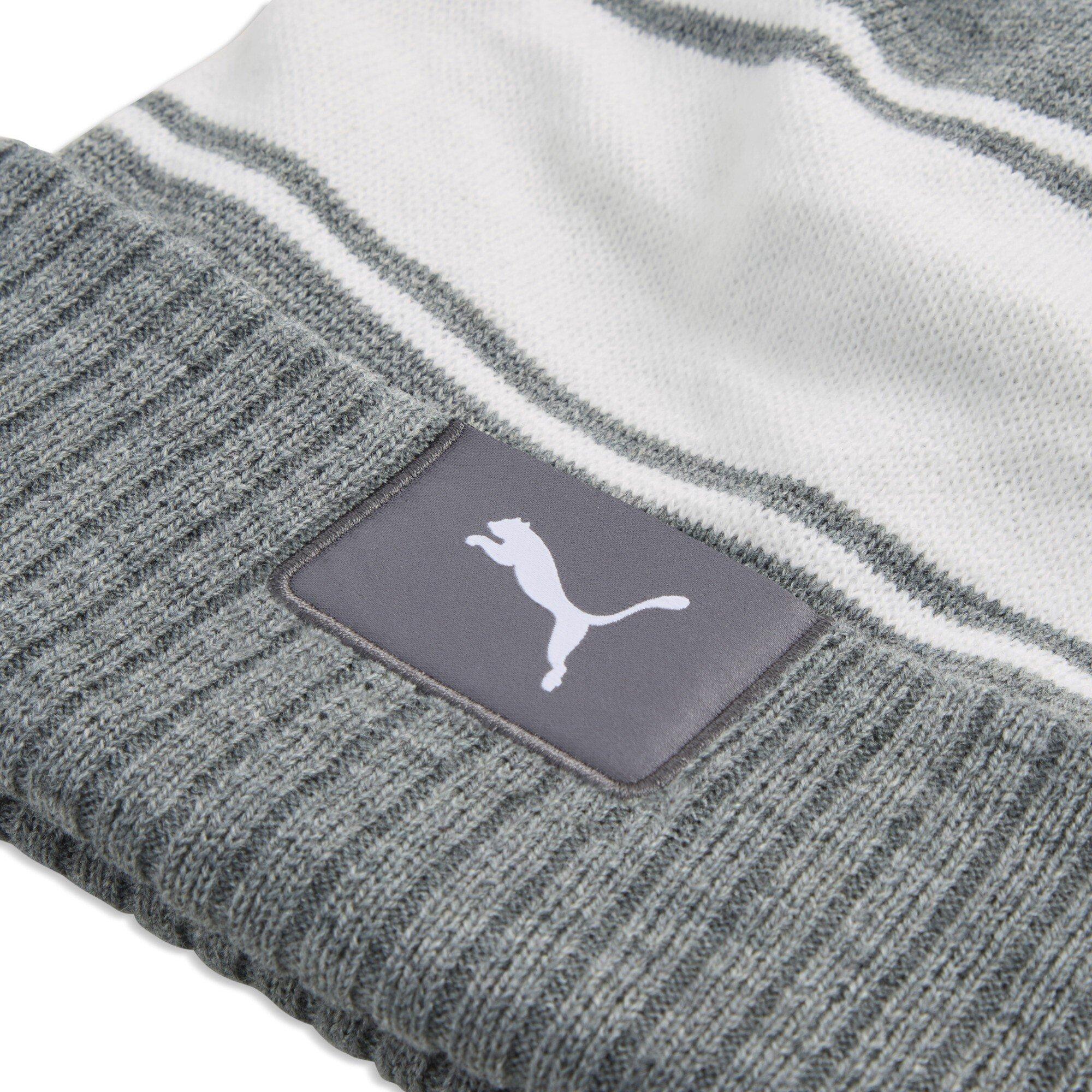 Grey - Puma - Men's Sport Pom Beanie - 3