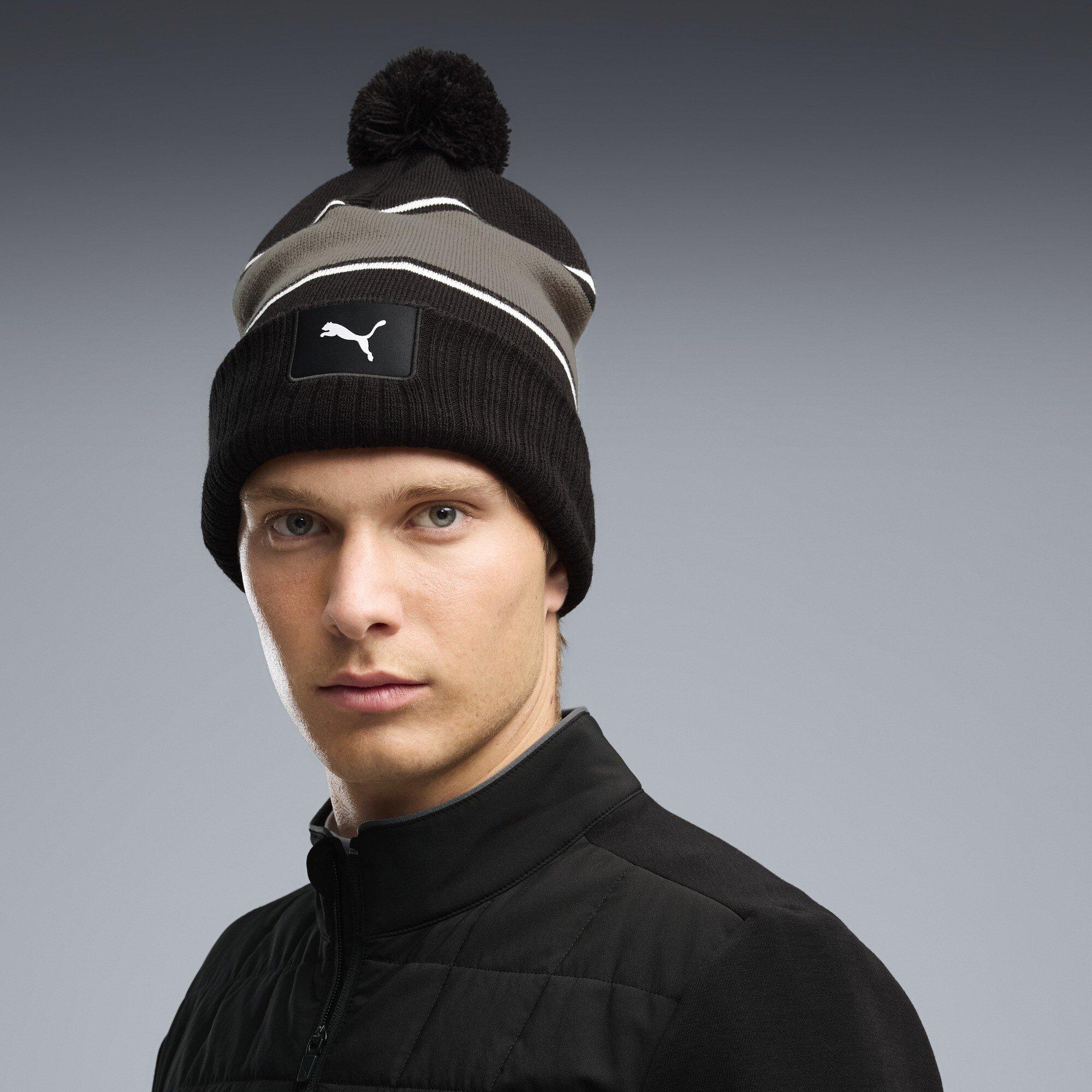 Black - Puma - Men's Sport Pom Beanie - 3
