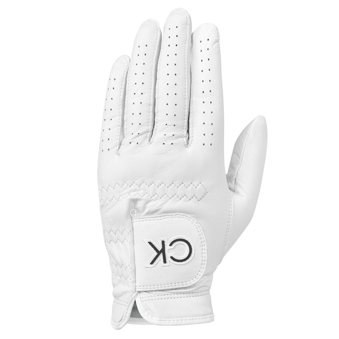 White - Calvin Klein Golf - CK Leather Golf Glove Men - 1
