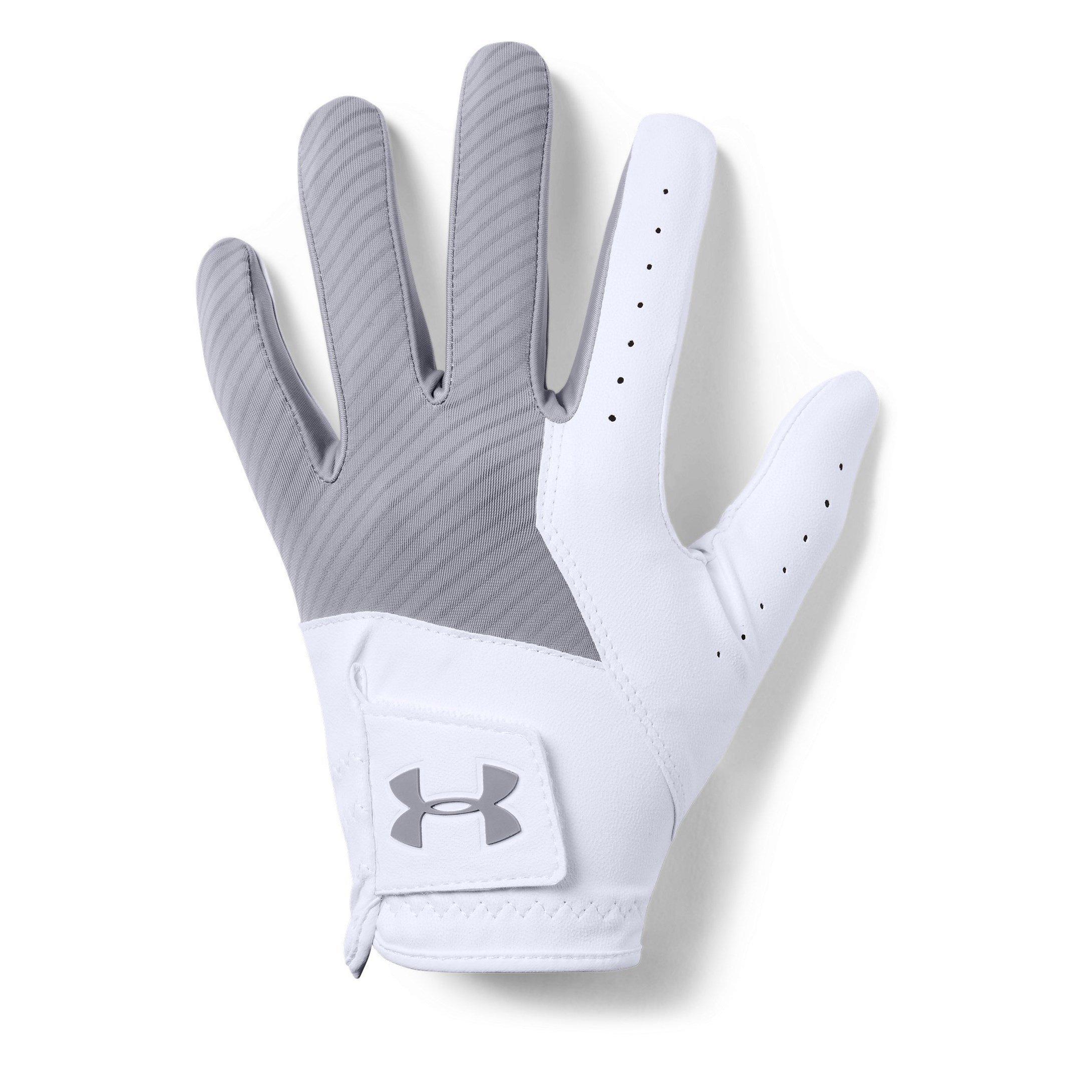Steel/White - Under Armour - UA Iso-Chill Golf Glove Men's - 1