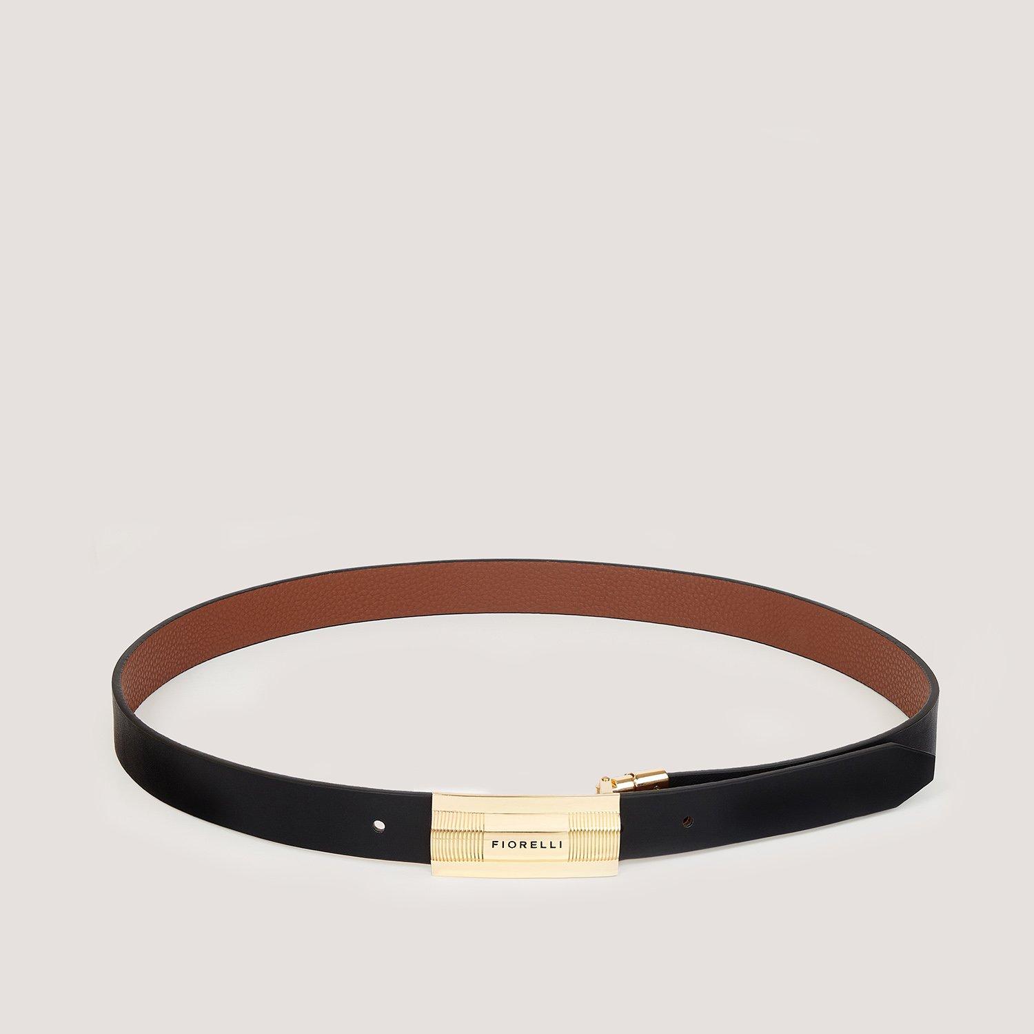 Tan - Fiorelli - Women's Reversible Faux Leather Belt - 4