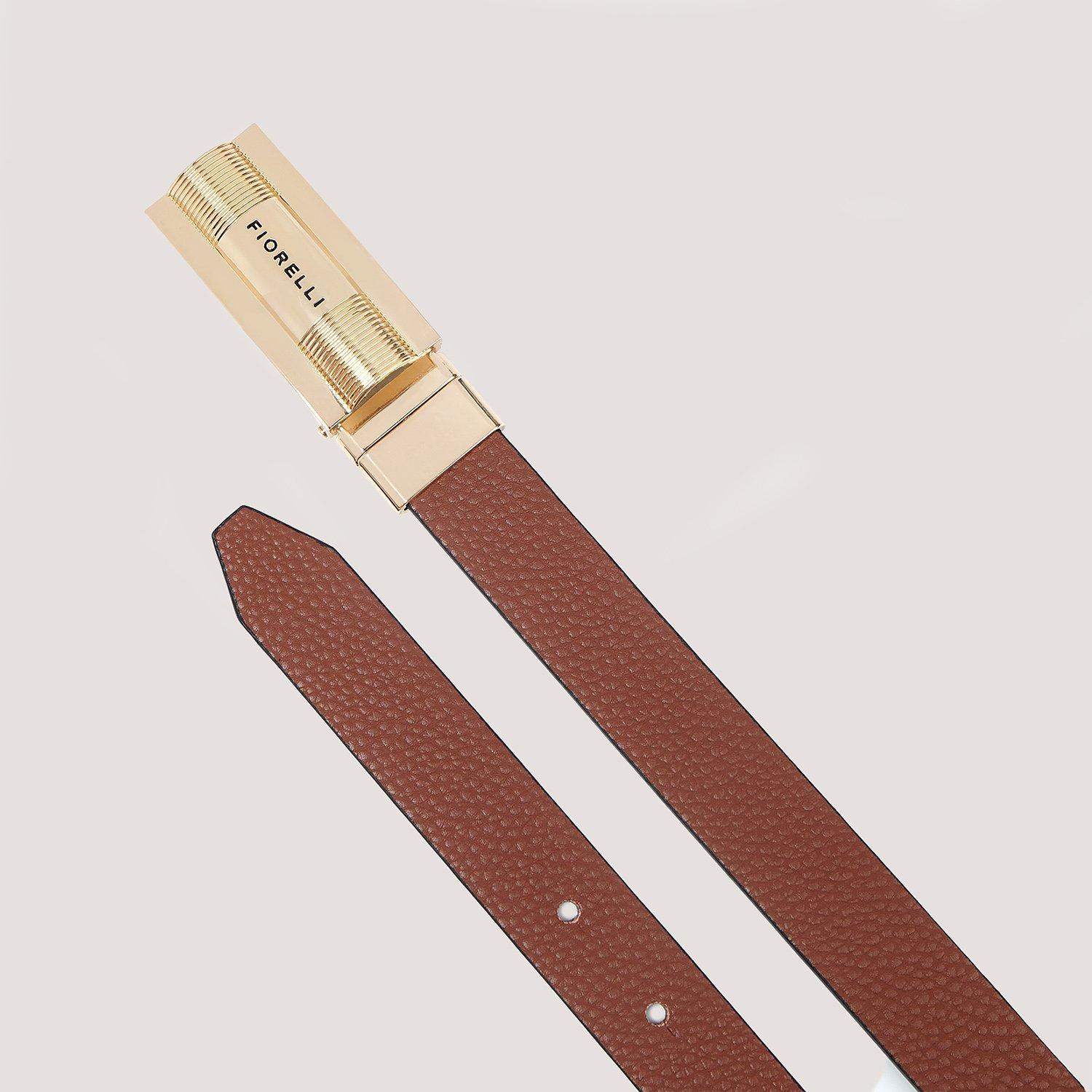 Tan - Fiorelli - Women's Reversible Faux Leather Belt - 5