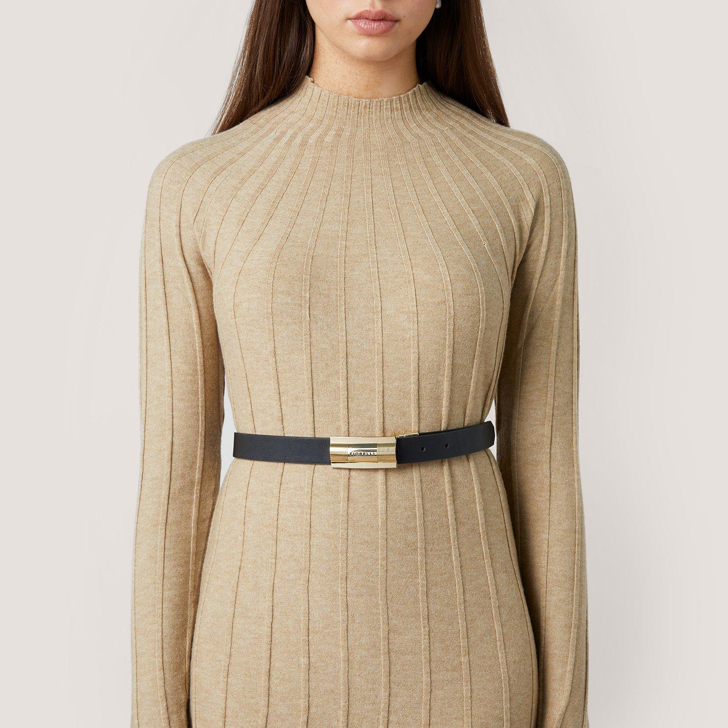 Tan - Fiorelli - Women's Reversible Faux Leather Belt - 8