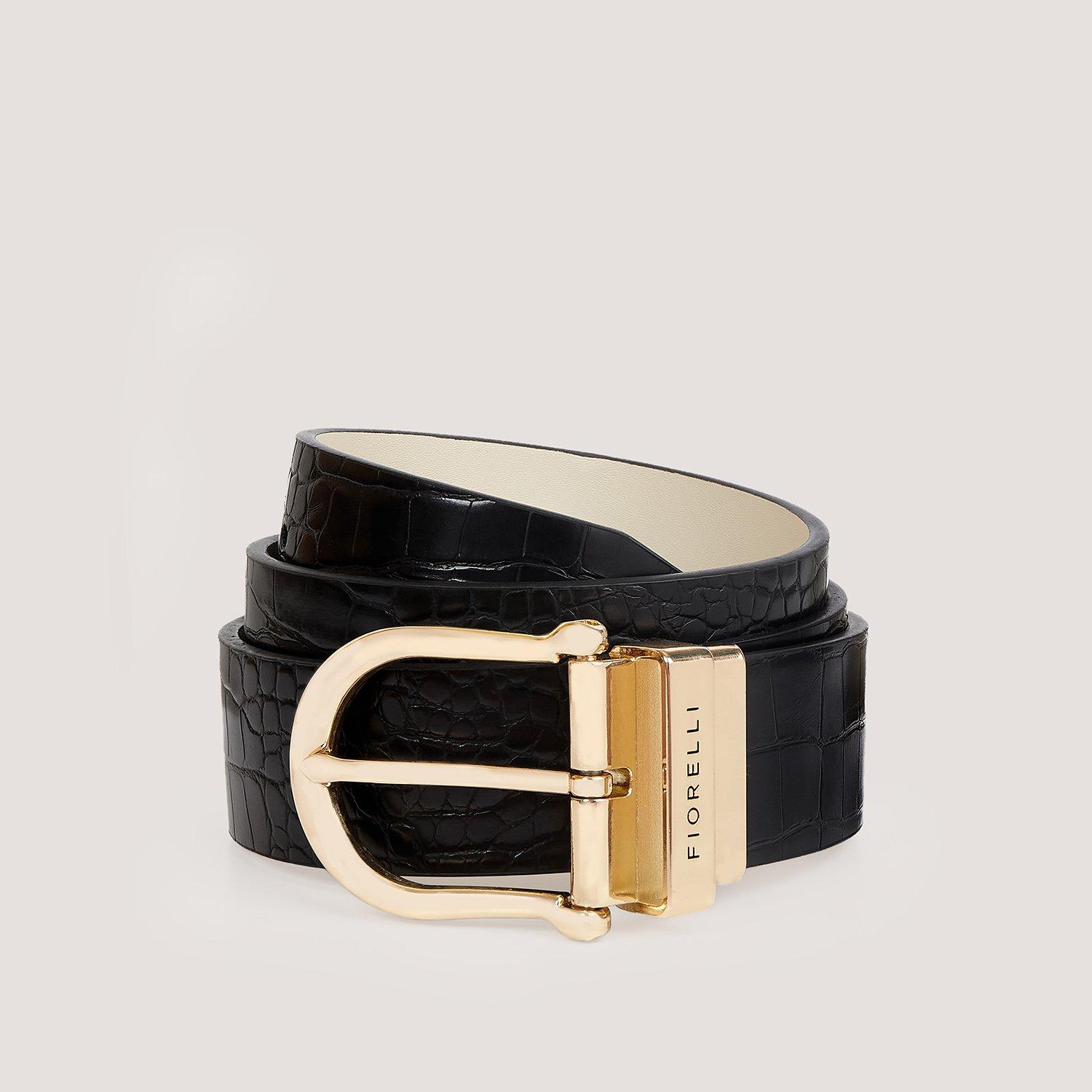 Zwart - Fiorelli - Women's Faux Leather Belt - 2