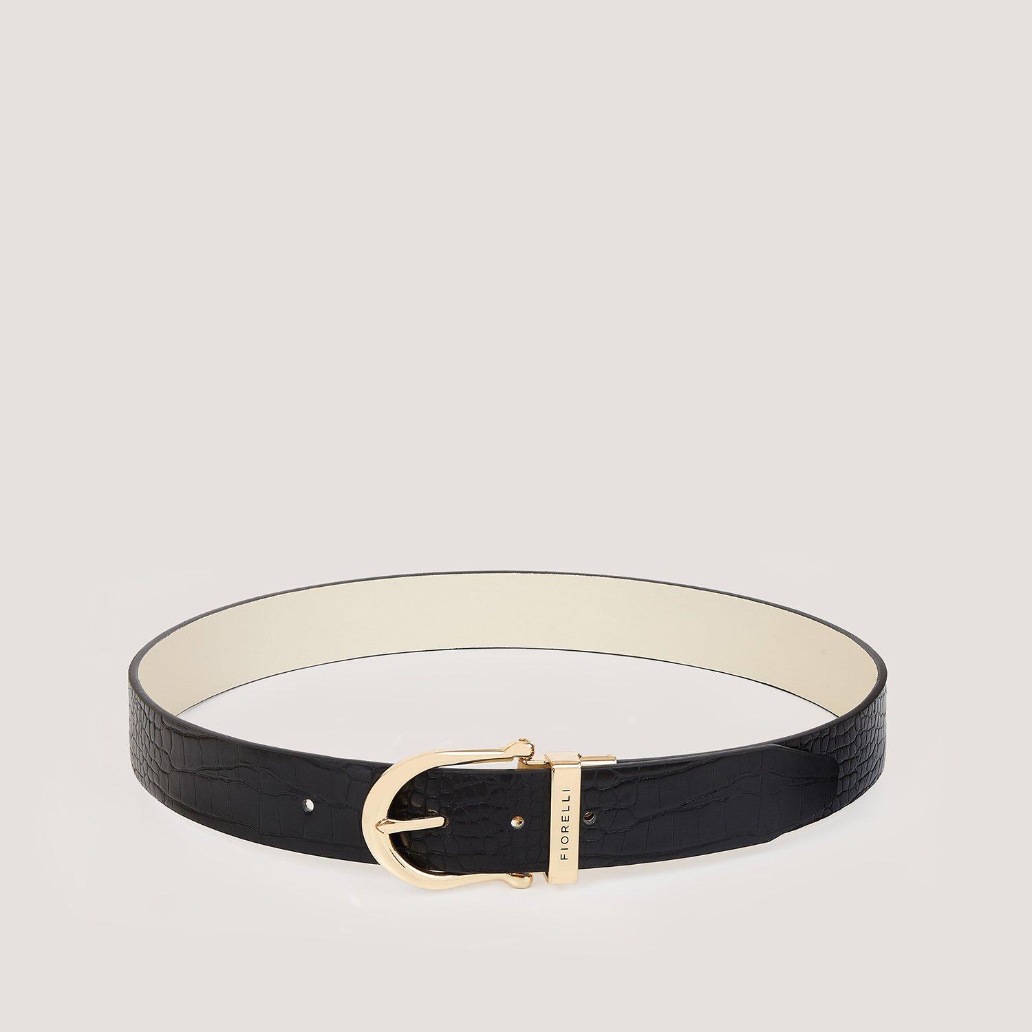 Zwart - Fiorelli - Women's Faux Leather Belt - 3